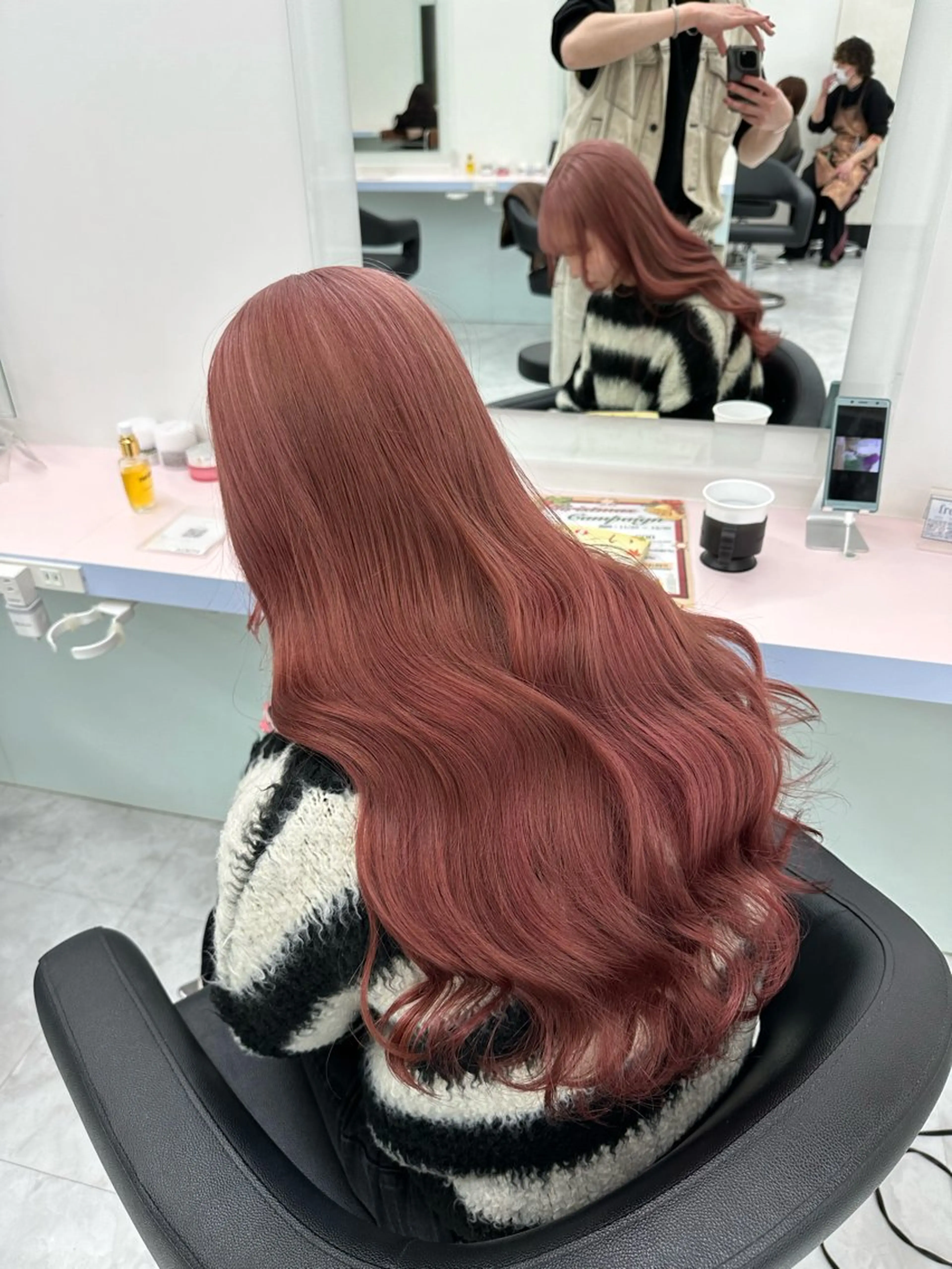 ロング ヘアカラー 🥀社内技術講師🥀 稲場皓一のヘアスタイル