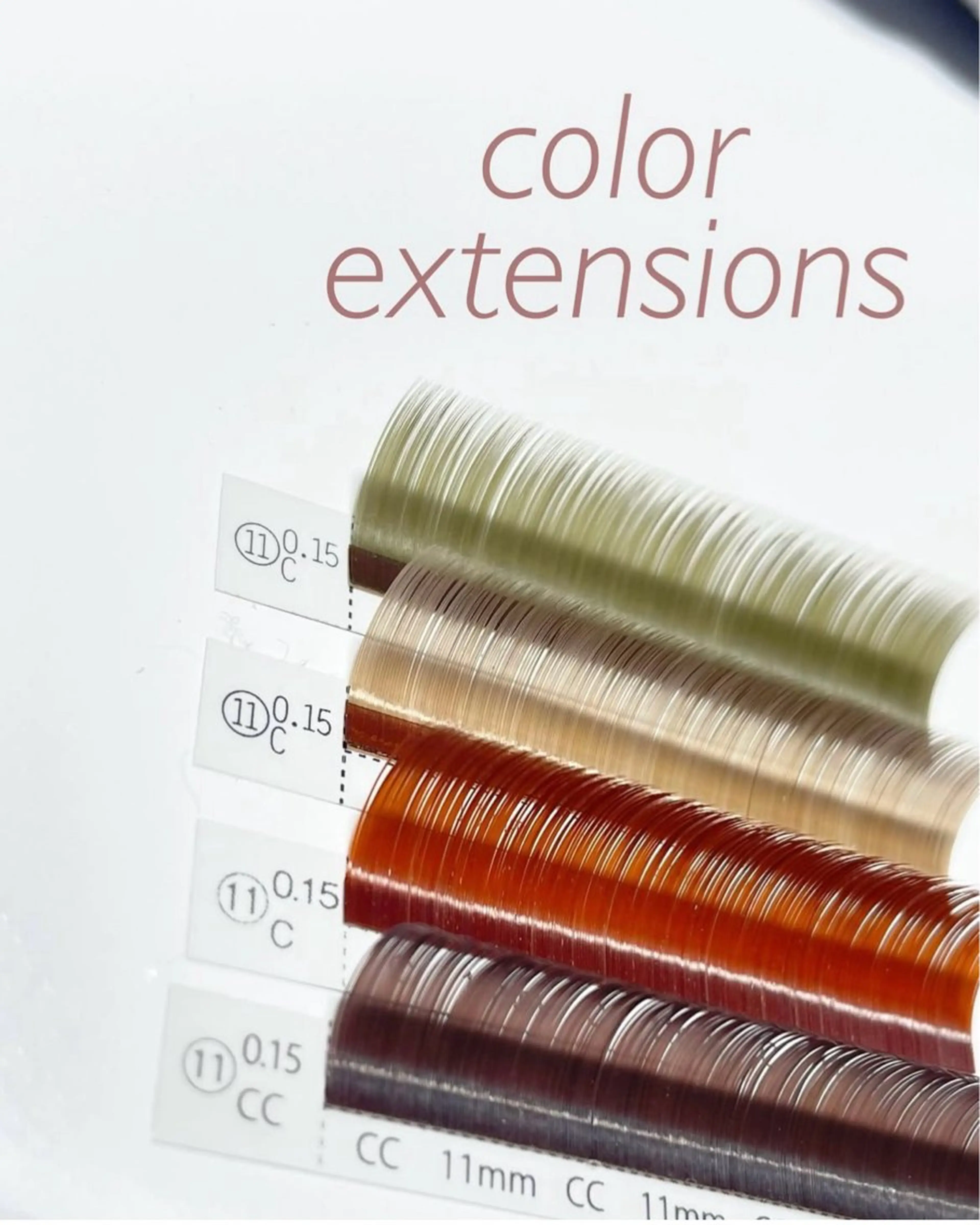 ❤︎カラーエクステ　120本までミックス可🙆🏻‍♂️❤︎の写真