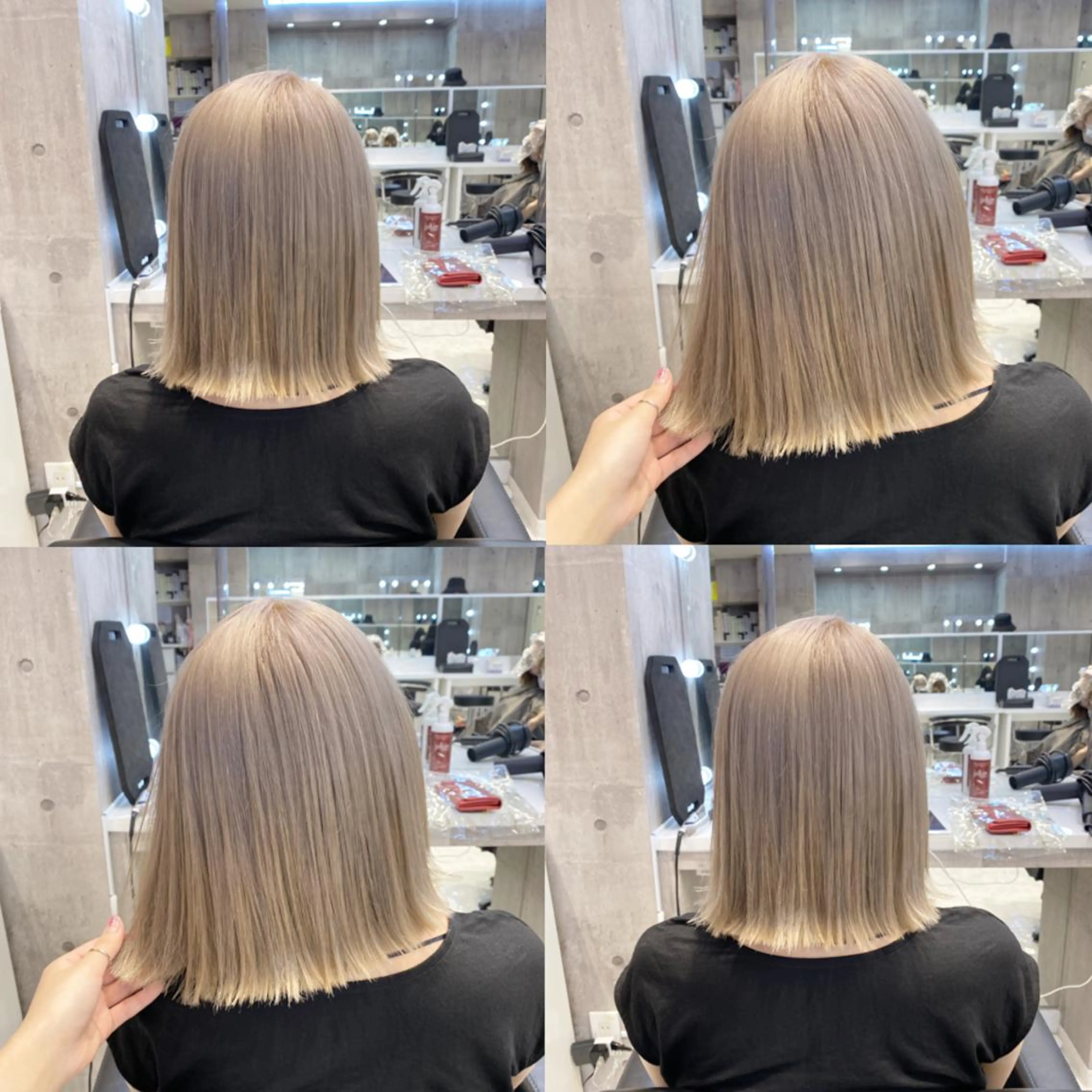 ミディアム 💛ムラ修正ブリーチ 💛YUUのヘアスタイル