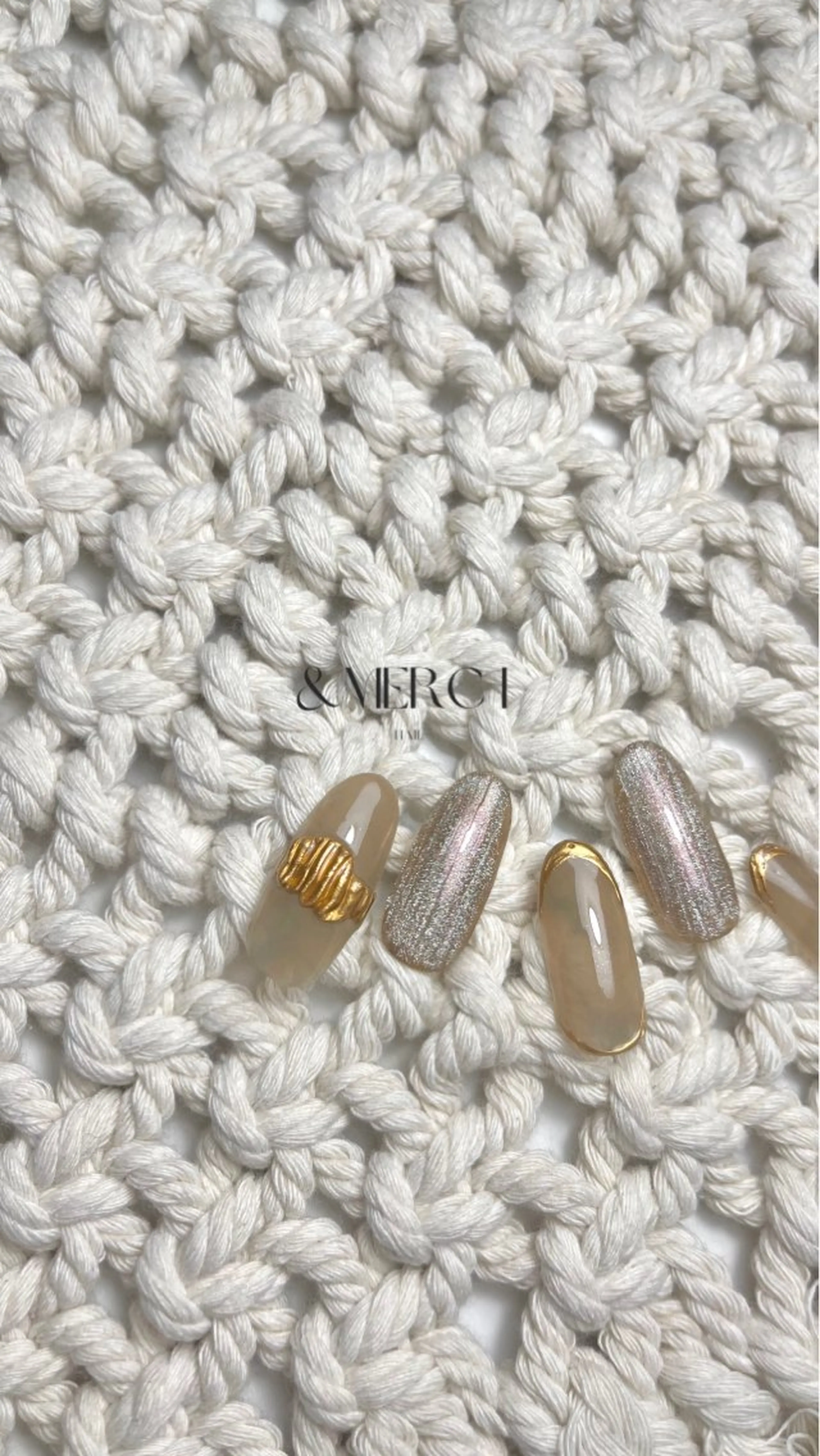 ネイル ハンドネイル ＆MERCI所属・&MERCI nail maoのネイルデザイン