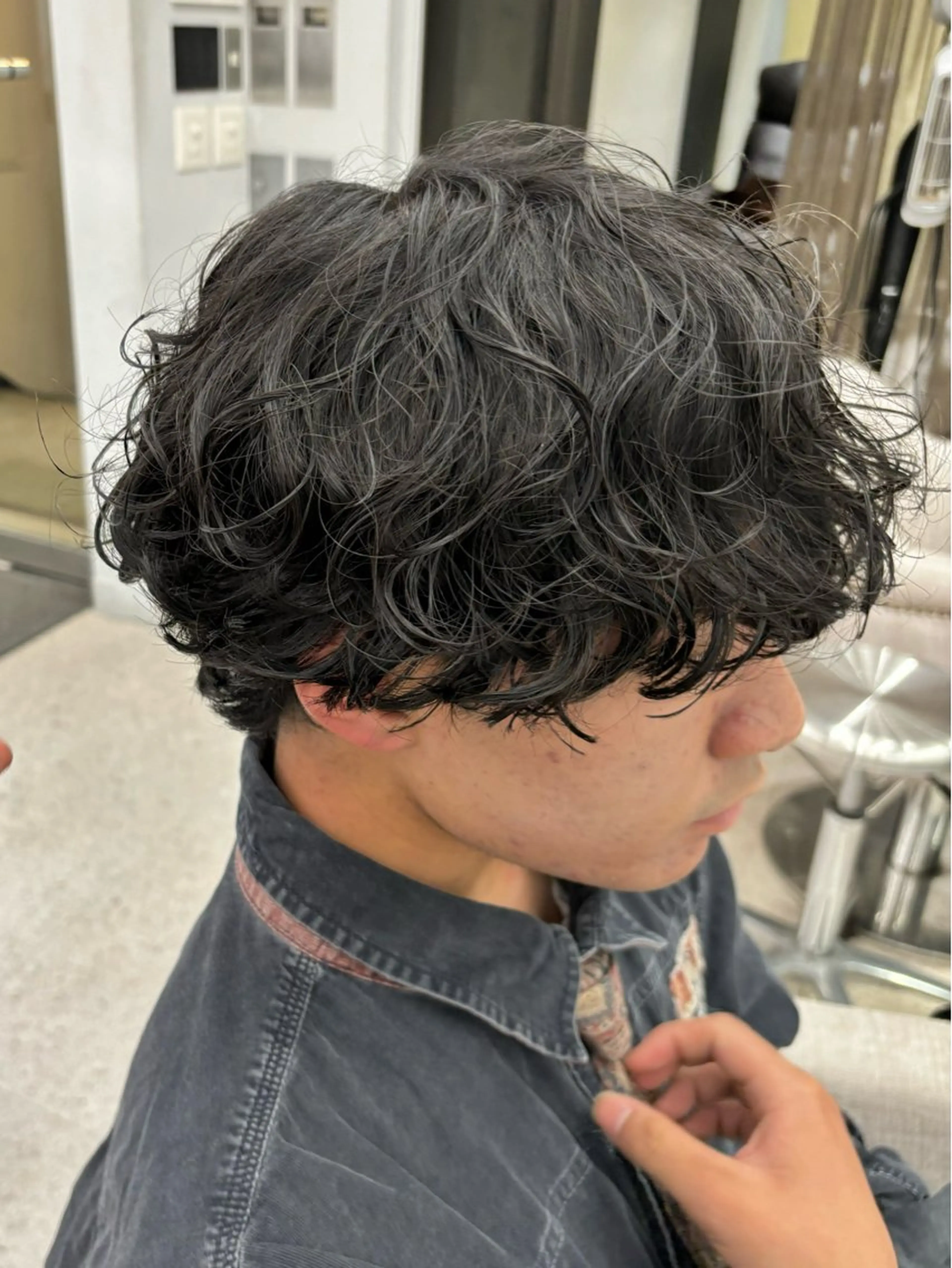 パーマ メンズ カット パーマ 🍐シャドウパーマ メンズ特化/守岡🍐のヘアスタイル