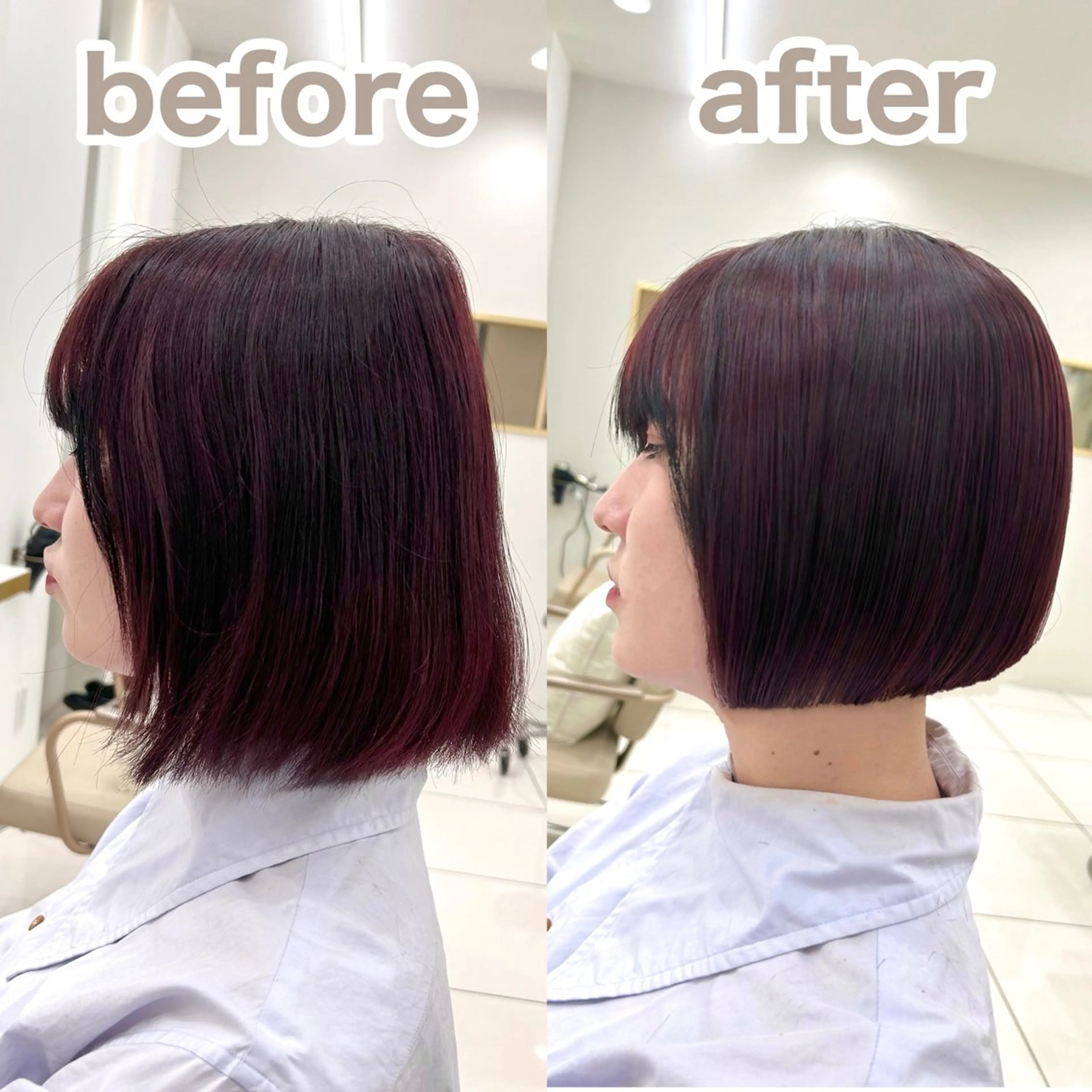 ショート 韓国顔まわり/前髪 /レイヤー/いつきのヘアスタイル