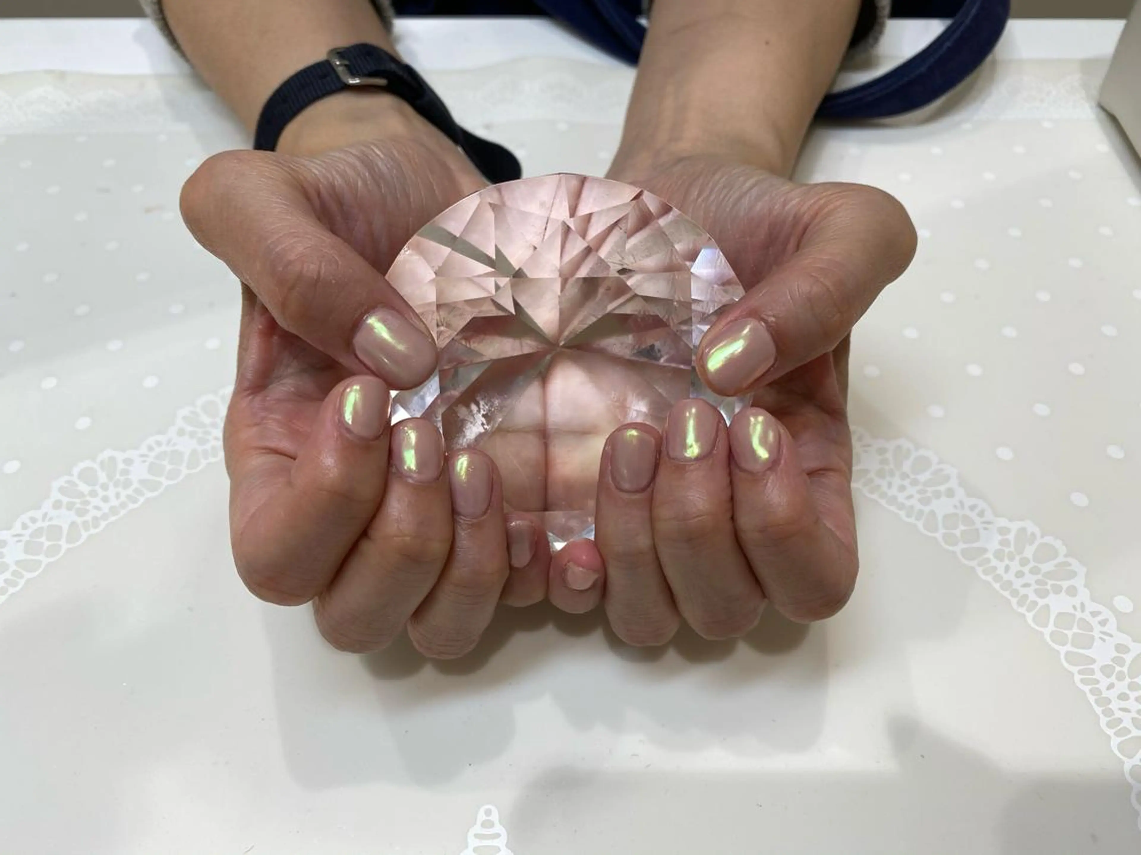 ネイル オーロラネイル シンプルネイル PLATINUM   DOLL【プラチナムドール】所属・ひろこ eyelist🎀のマツエク・マツパデザイン