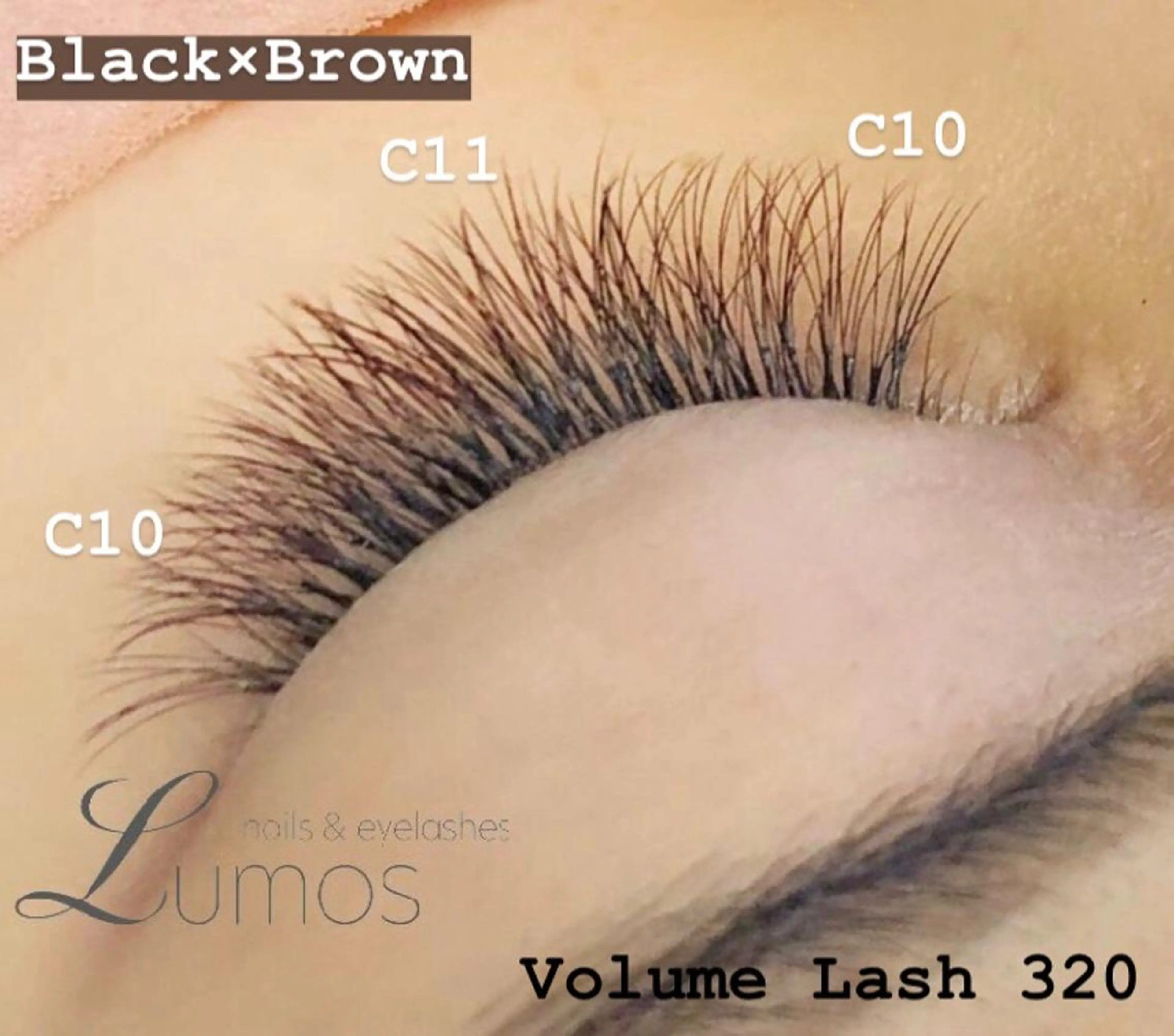 マツエク・マツパ ボリュームラッシュ マツエク Lumos nail&eyelash所属・Lumos Ayakaのマツエク・マツパデザイン