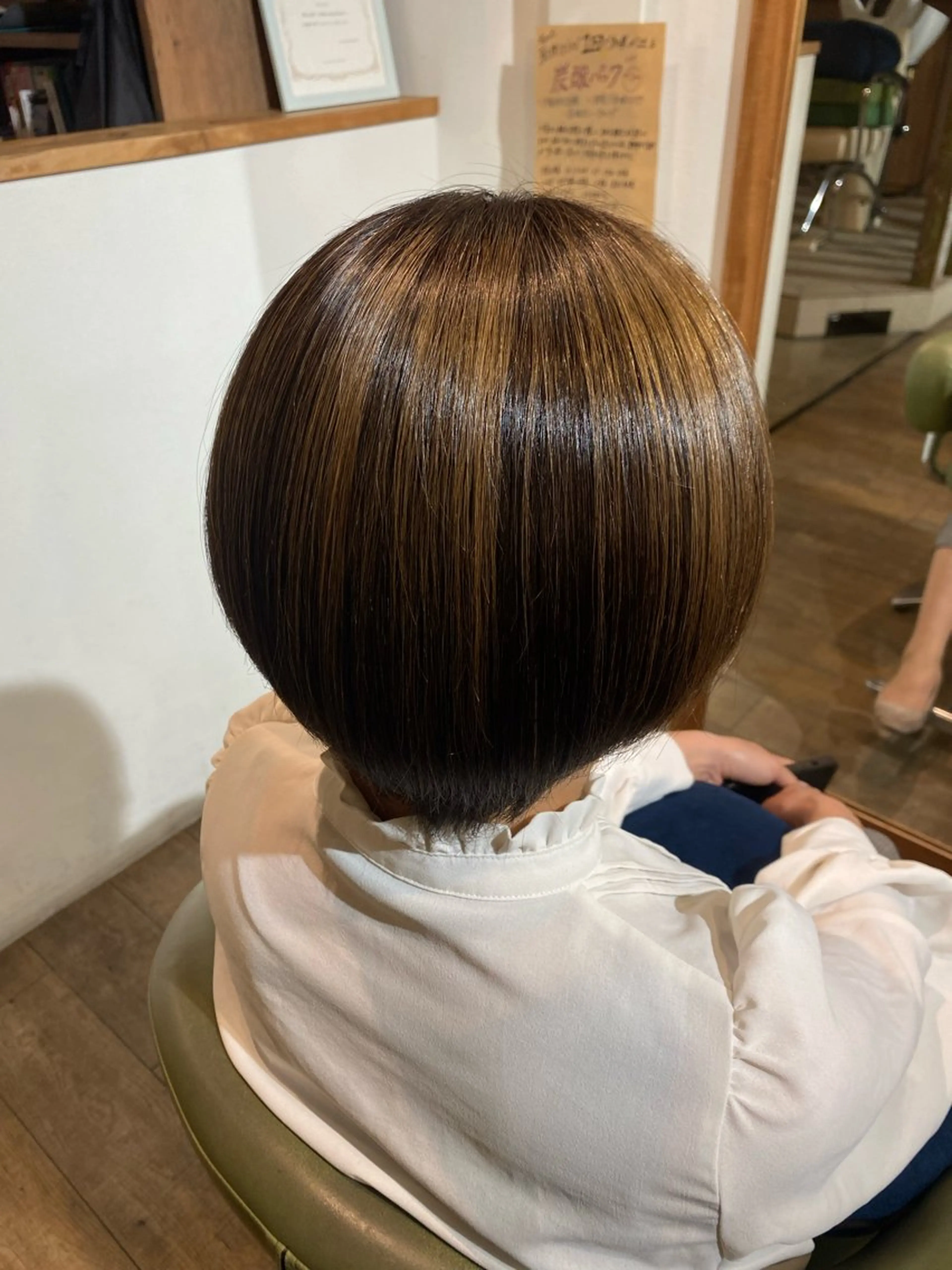 ショート faith hair apros.所属・白上 愛佳のヘアスタイル