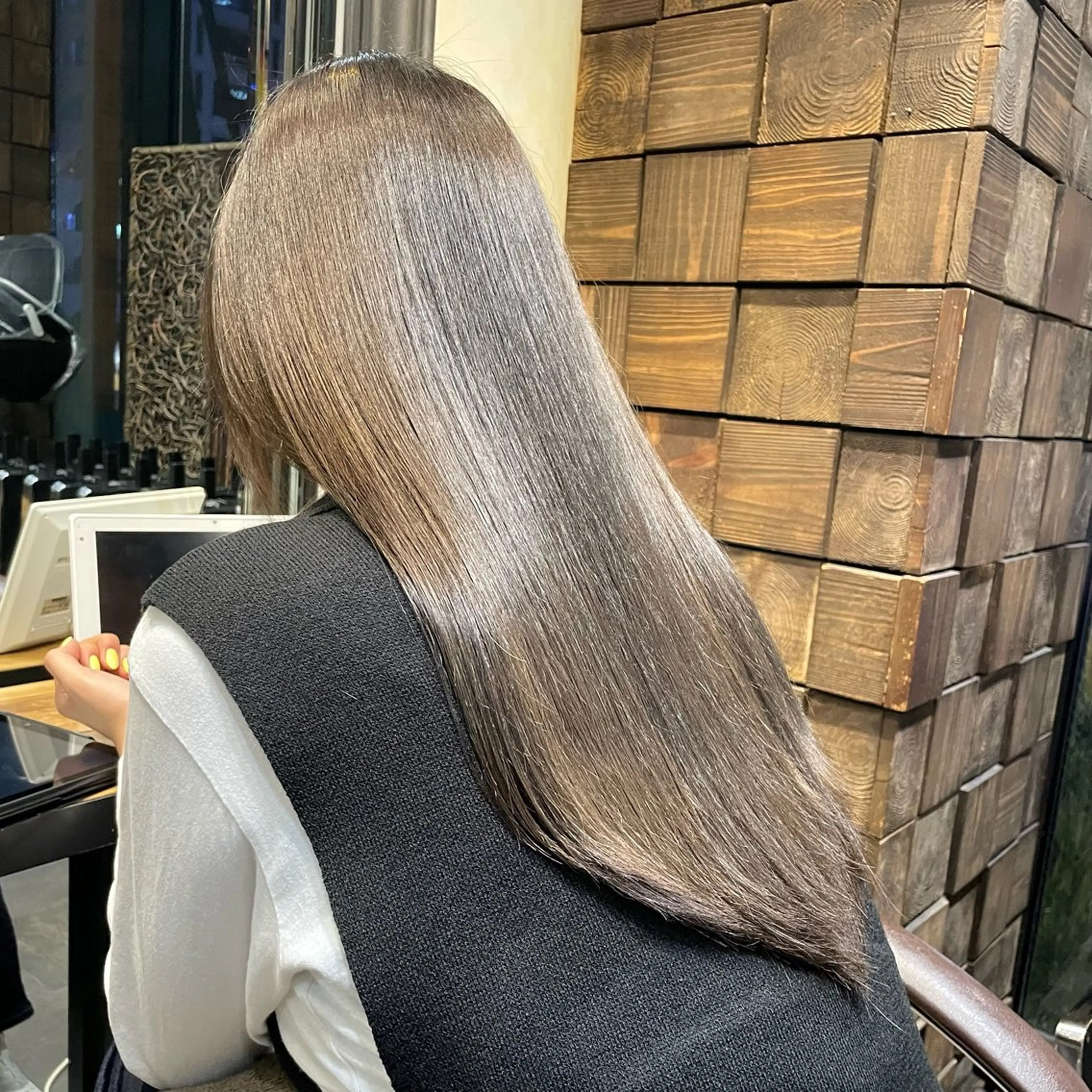 【透明感カラー＋5Stepトリートメント🪐】の写真