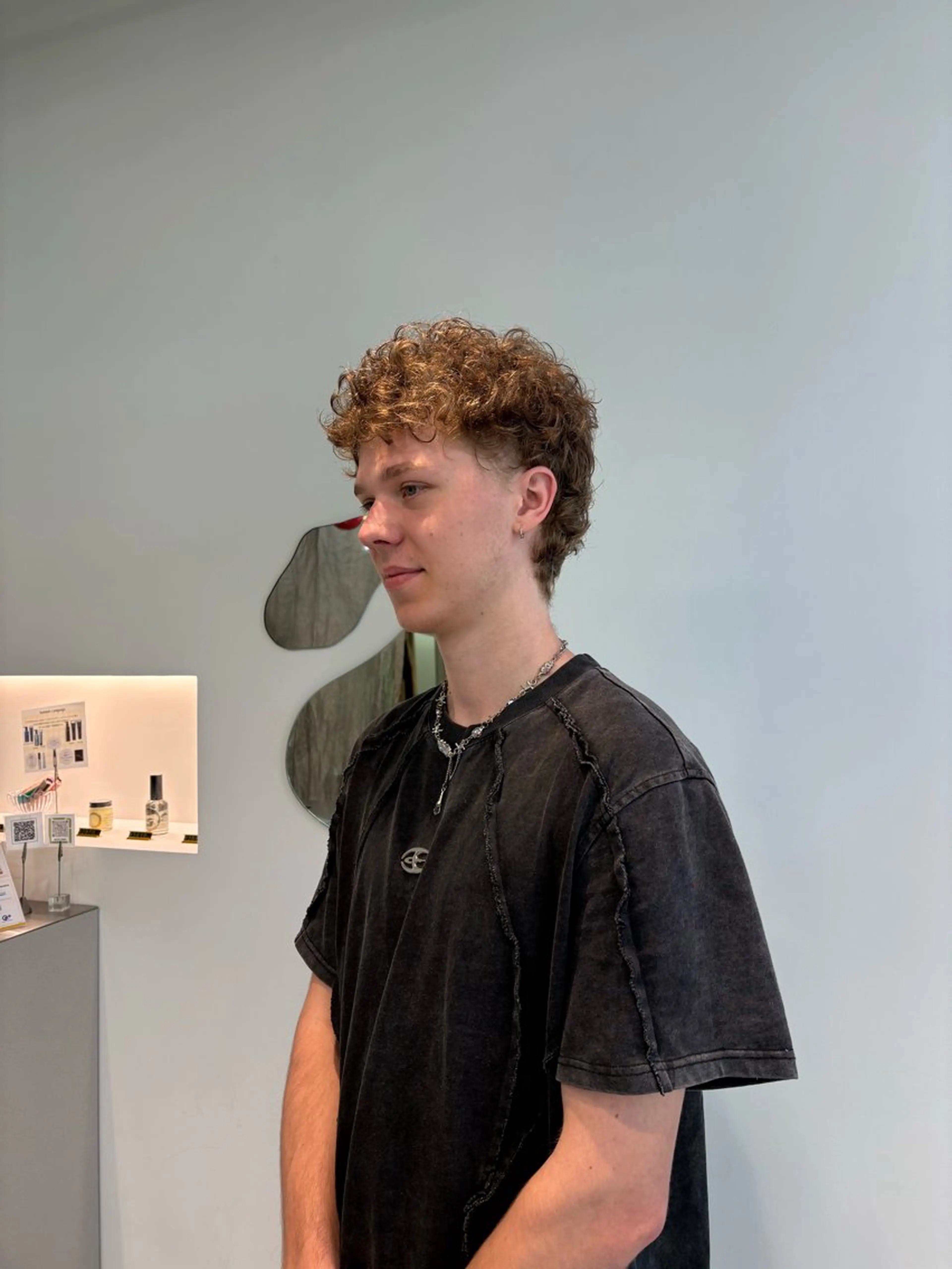 ショート メンズ メンズパーマ é.dit tokyo所属・🍀チナ tina🍀のヘアスタイル