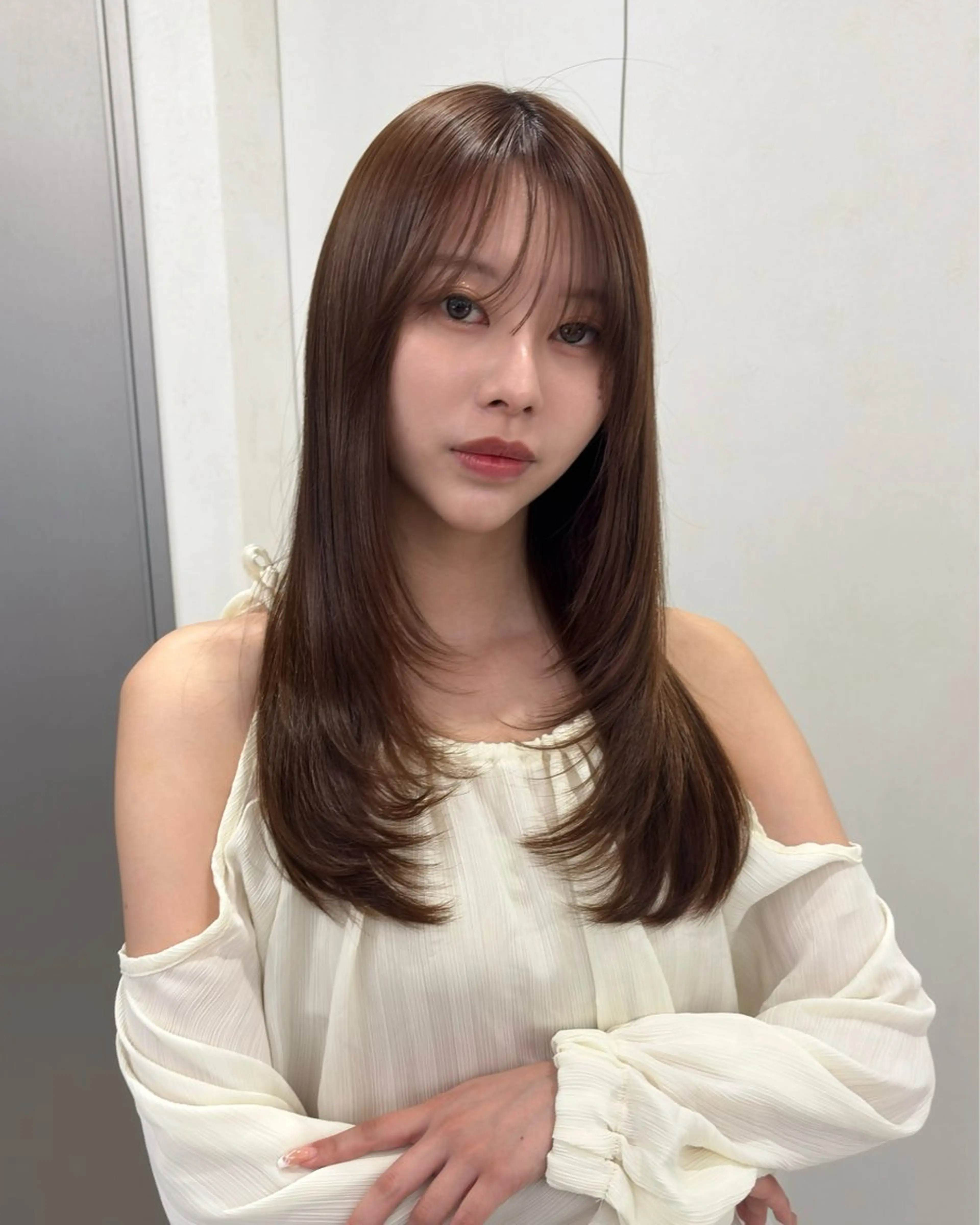 セミロング カット ヘアカラー トリートメント 全レングスカット 特化🫧新井啓吾のヘアスタイル