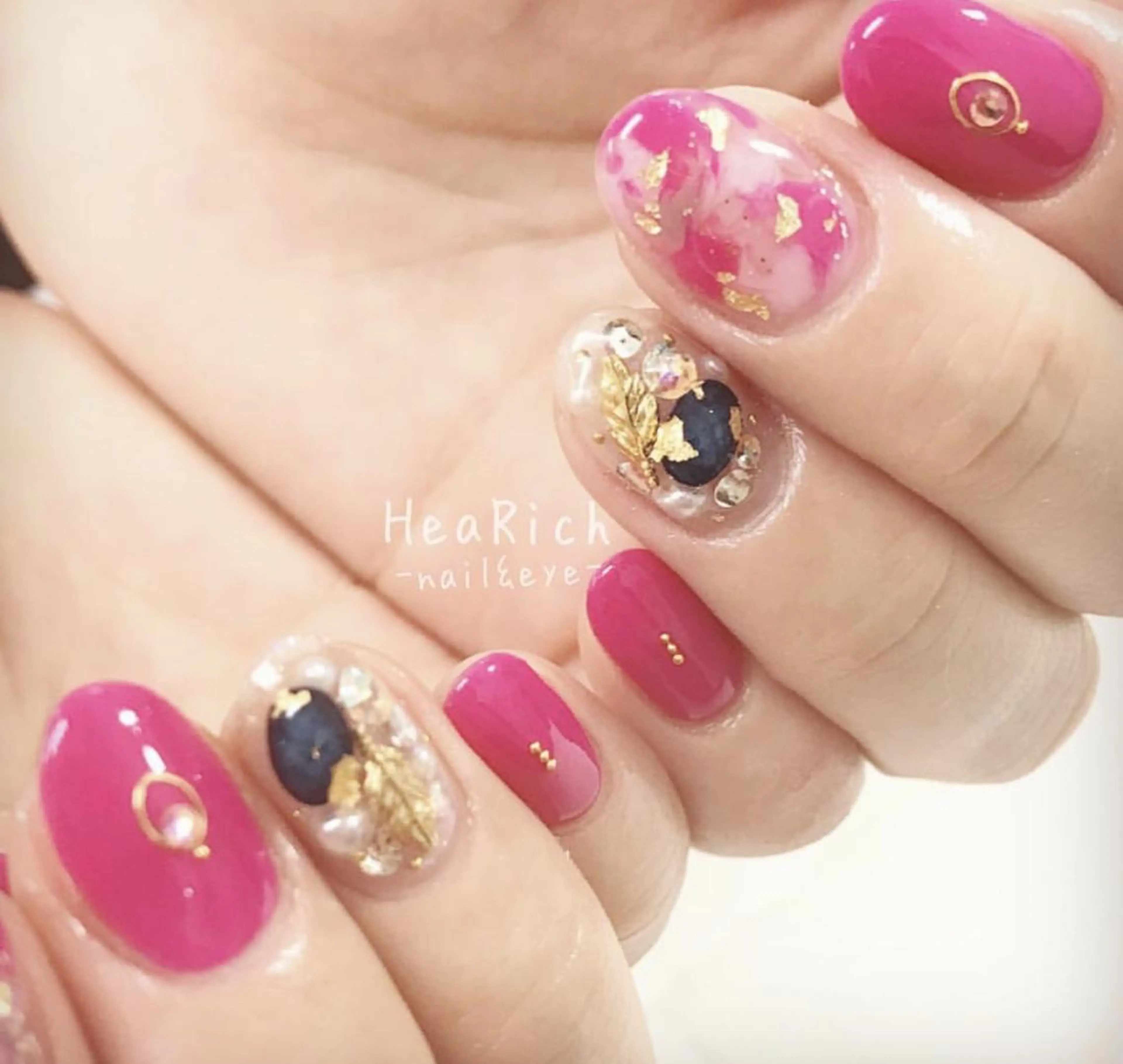 ネイル ジェルネイル パラジェル ハーリッチnail HeaRichのネイルデザイン