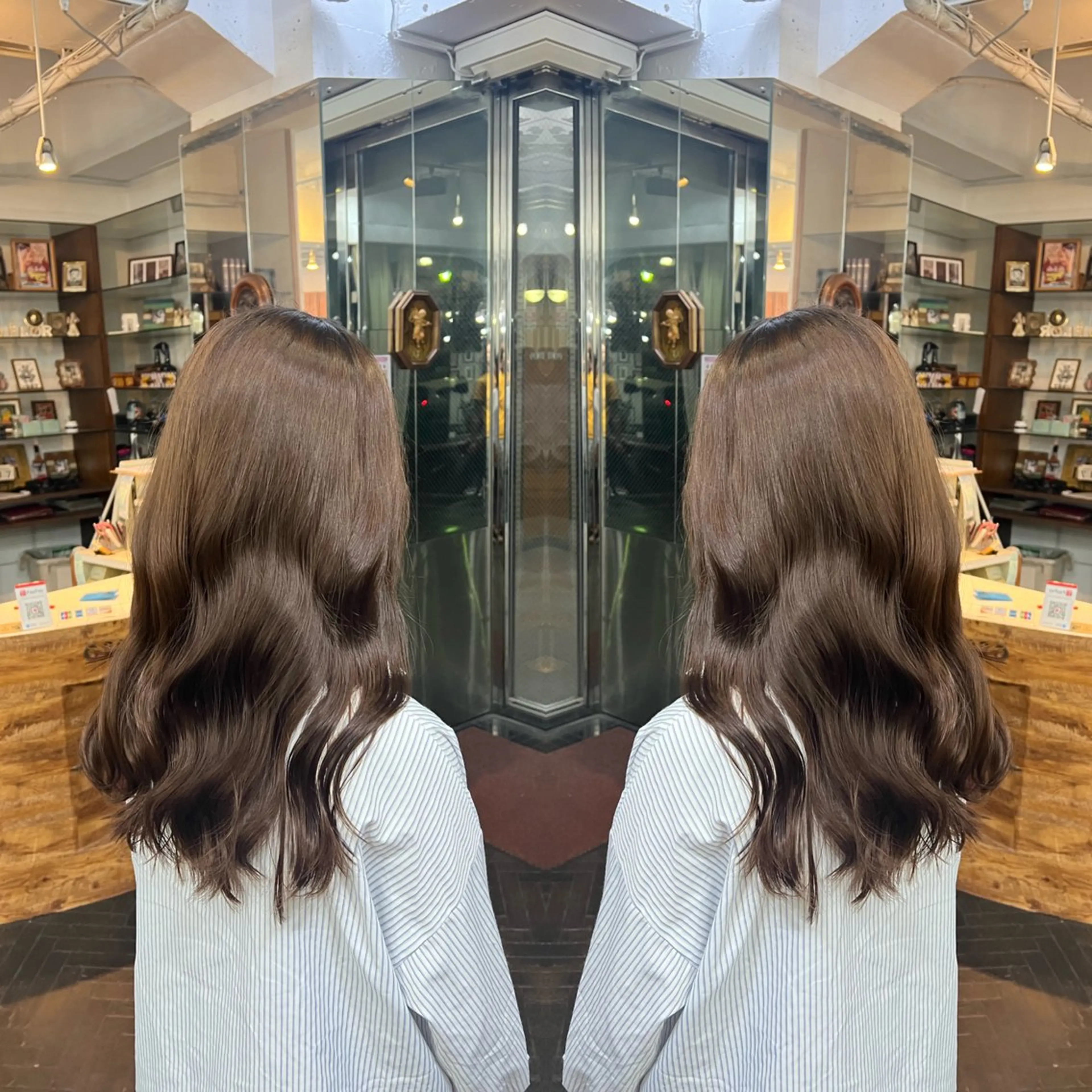 ロング カラー レイヤー/ボブ/ ミニボブ/AOIのヘアスタイル