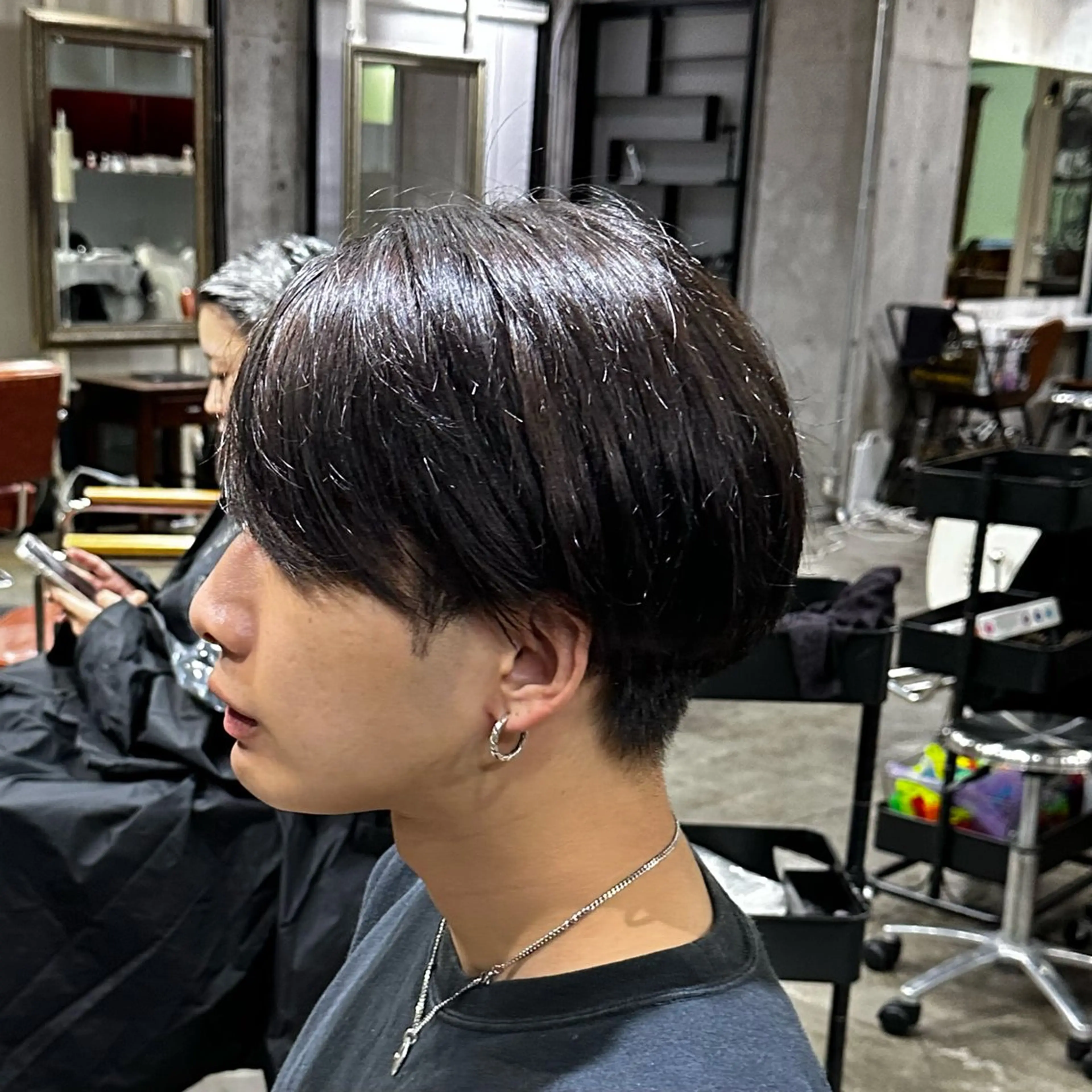 ショート カラー メンズ 【💎ツヤ髪💎】 ダメージレスカラー✨のヘアスタイル