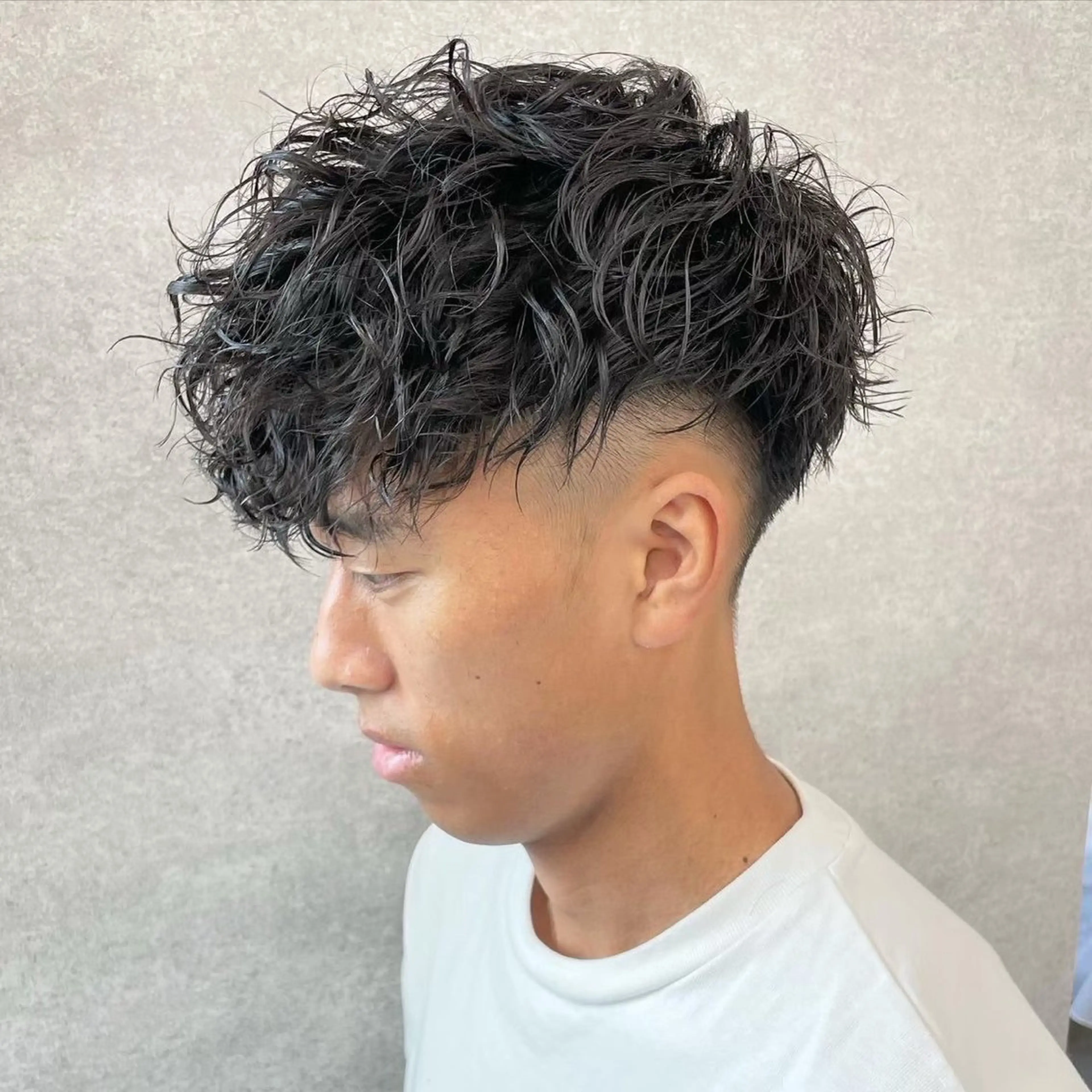 ショート パーマ メンズ カット パーマ 🔥メンズ特化🔥 藍斗のヘアスタイル