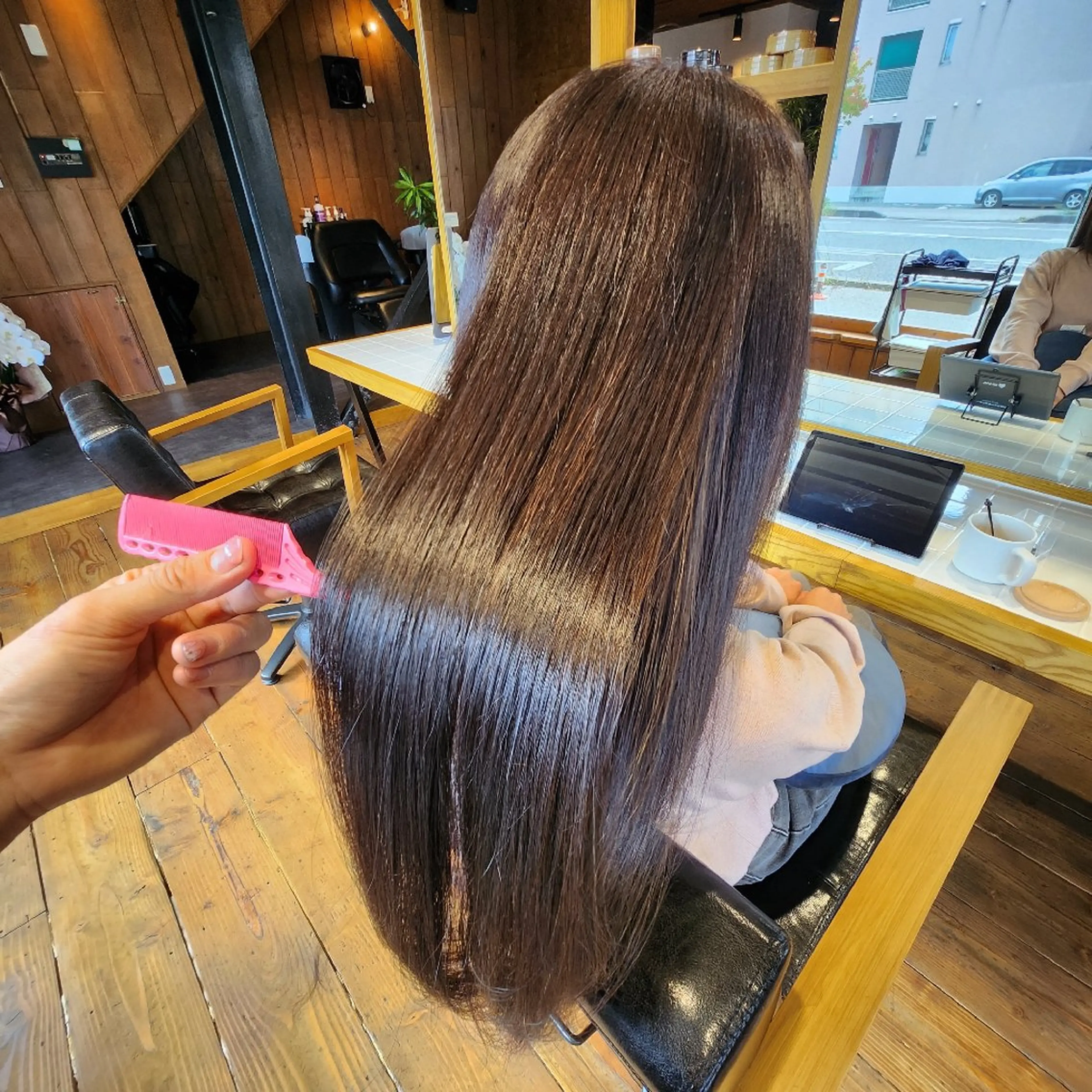 ロング カラー トリートメント O.hair designers所属・シールエクステ🎀 ホシノ🕒ユウカのヘアスタイル