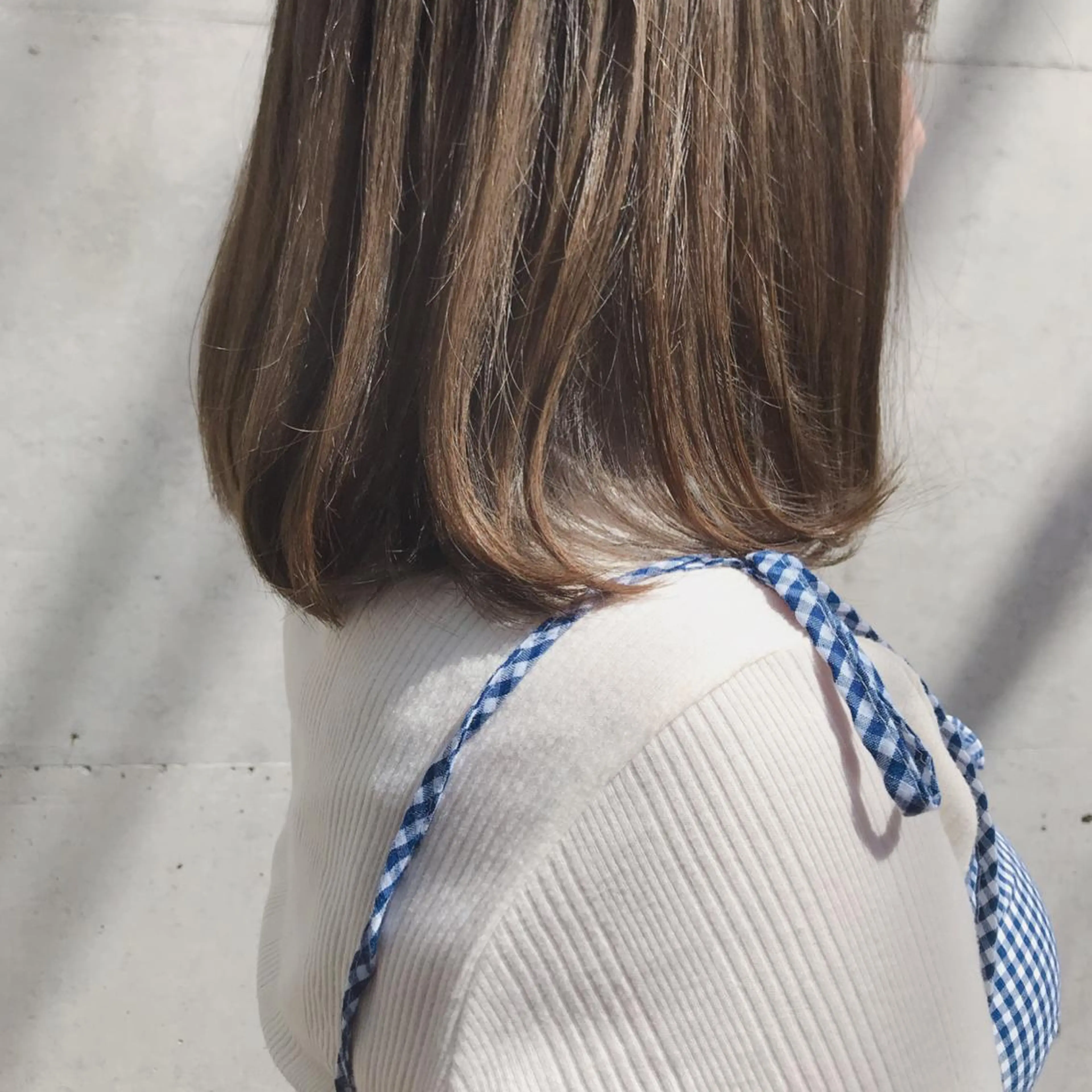 ミディアム カラー ベージュカラー ブリーチ 21salon所属・non .のヘアスタイル