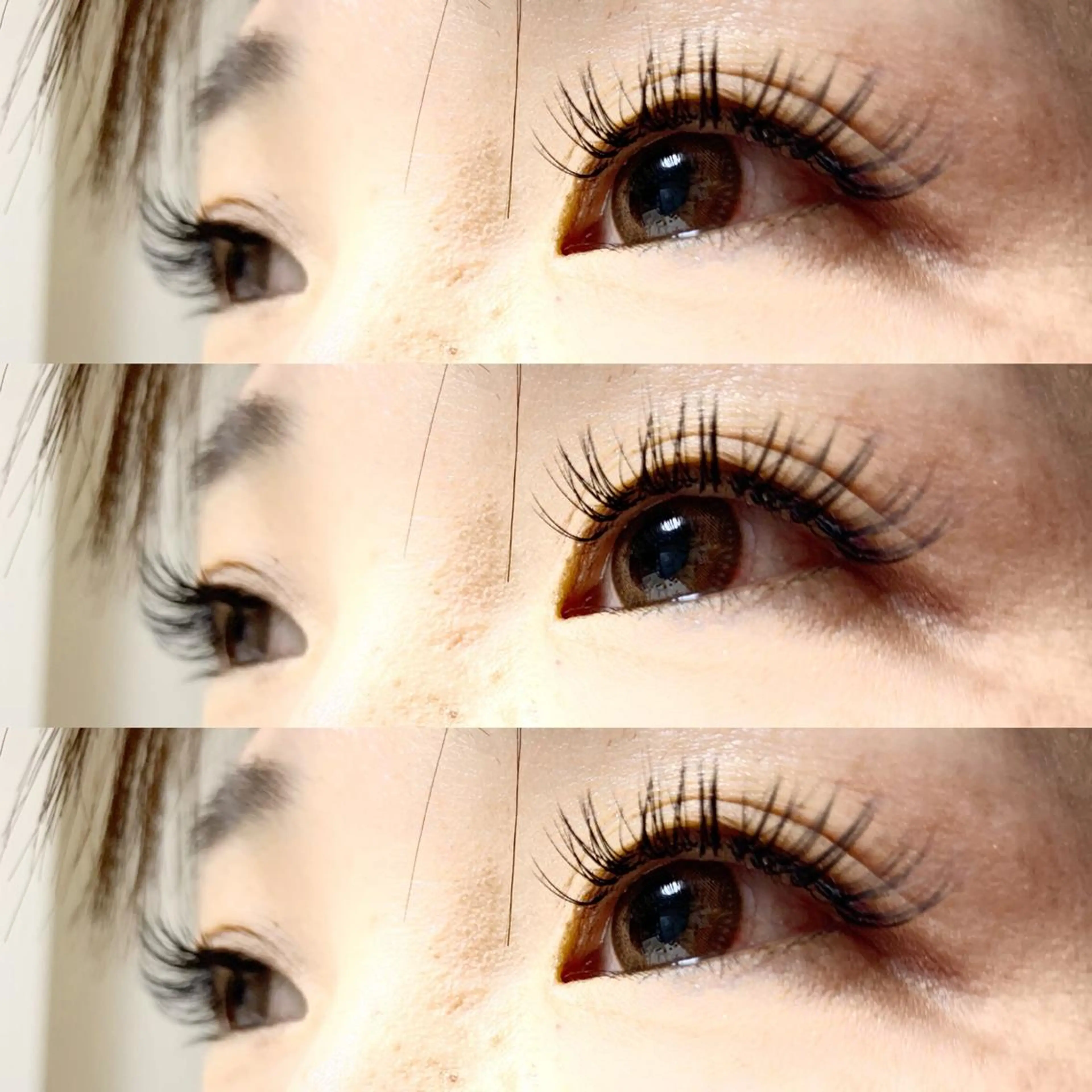 マツエク・マツパ Cカール 目尻長め s.i.m eyelash creation所属・鐵野 由香莉のマツエク・マツパデザイン