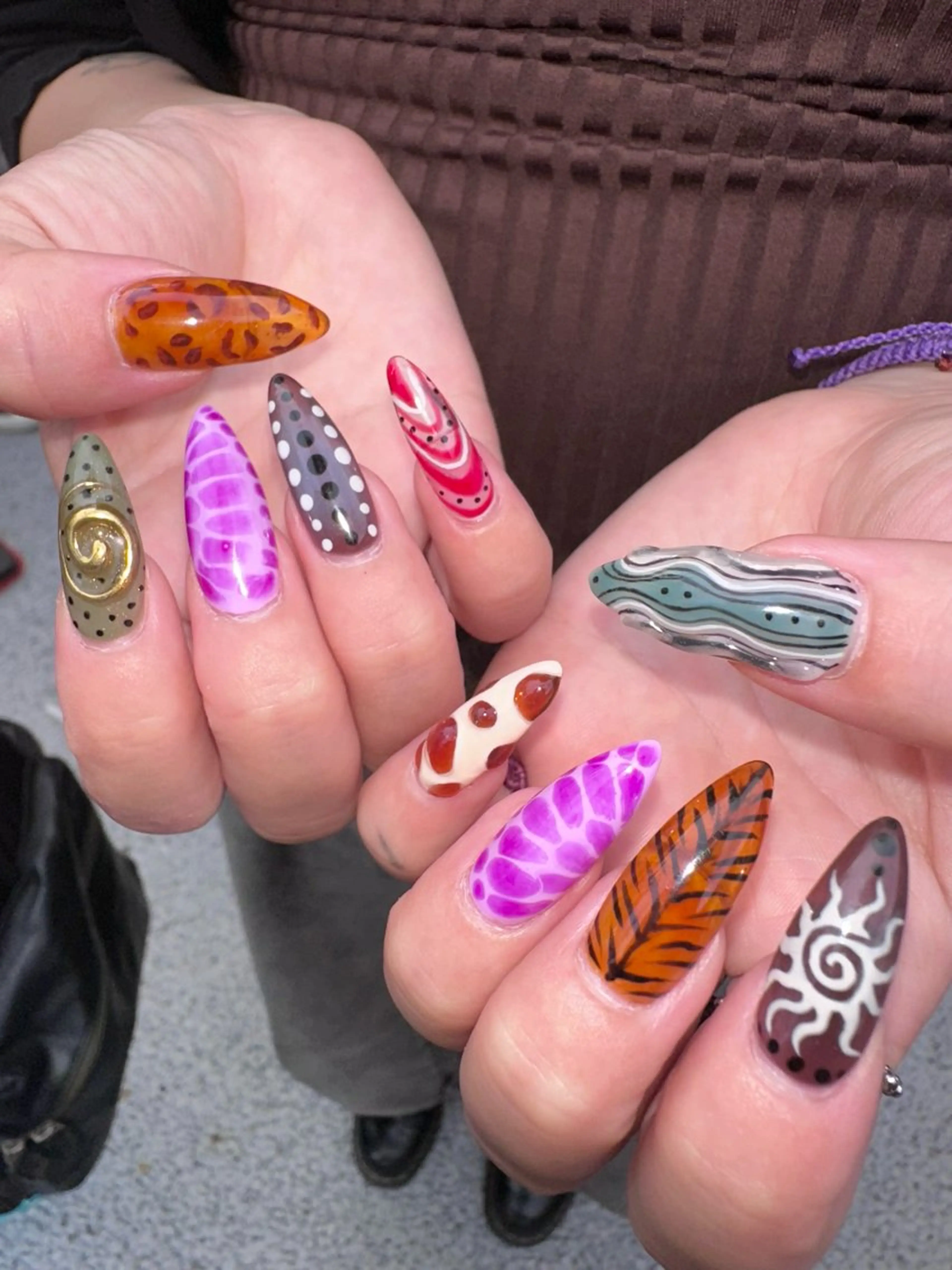 ネイル アートネイル ハンドネイル 上原 悠紀のネイルデザイン