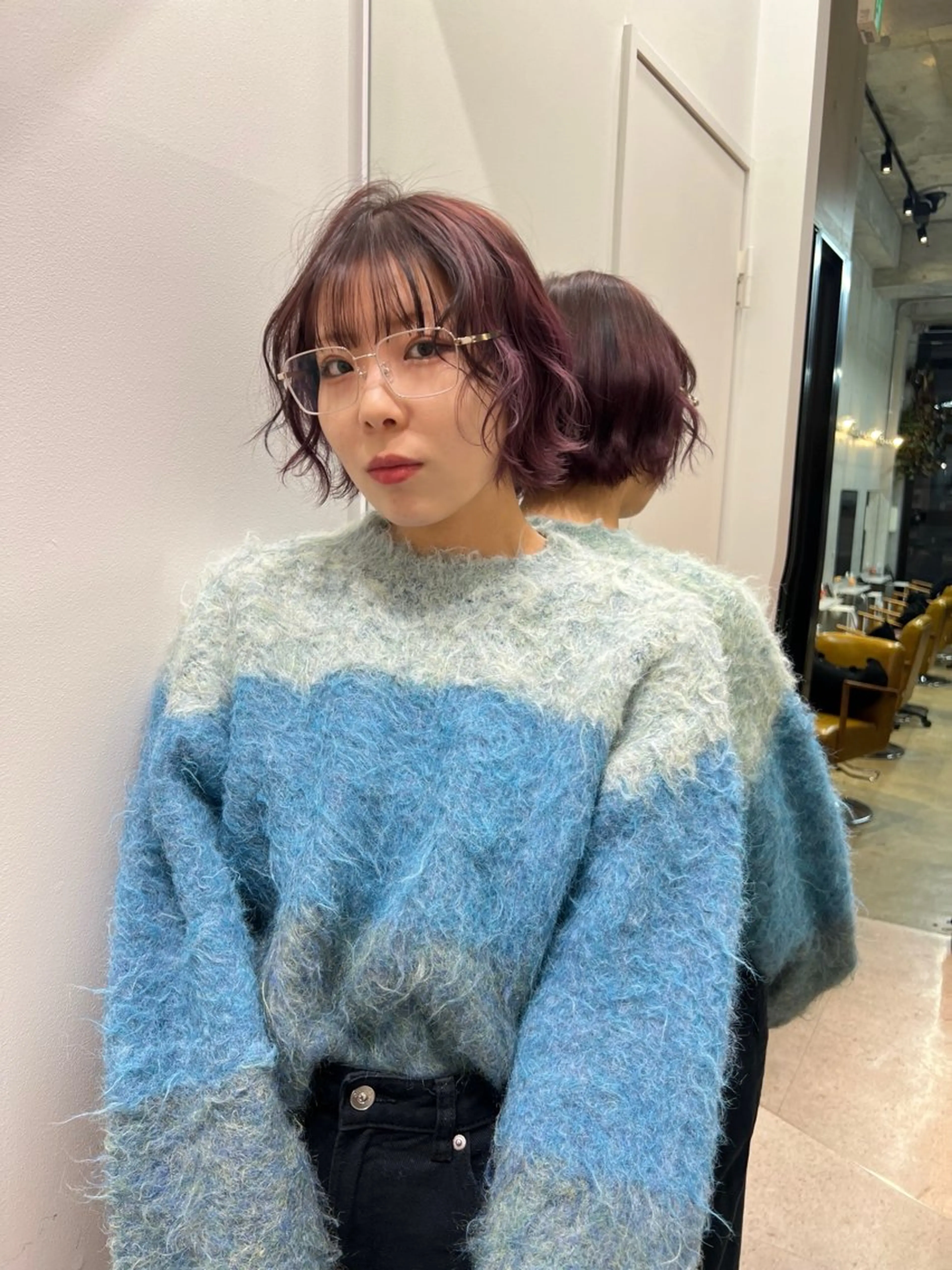 ショート カコ/レイヤーカット ヘアアレンジのヘアスタイル