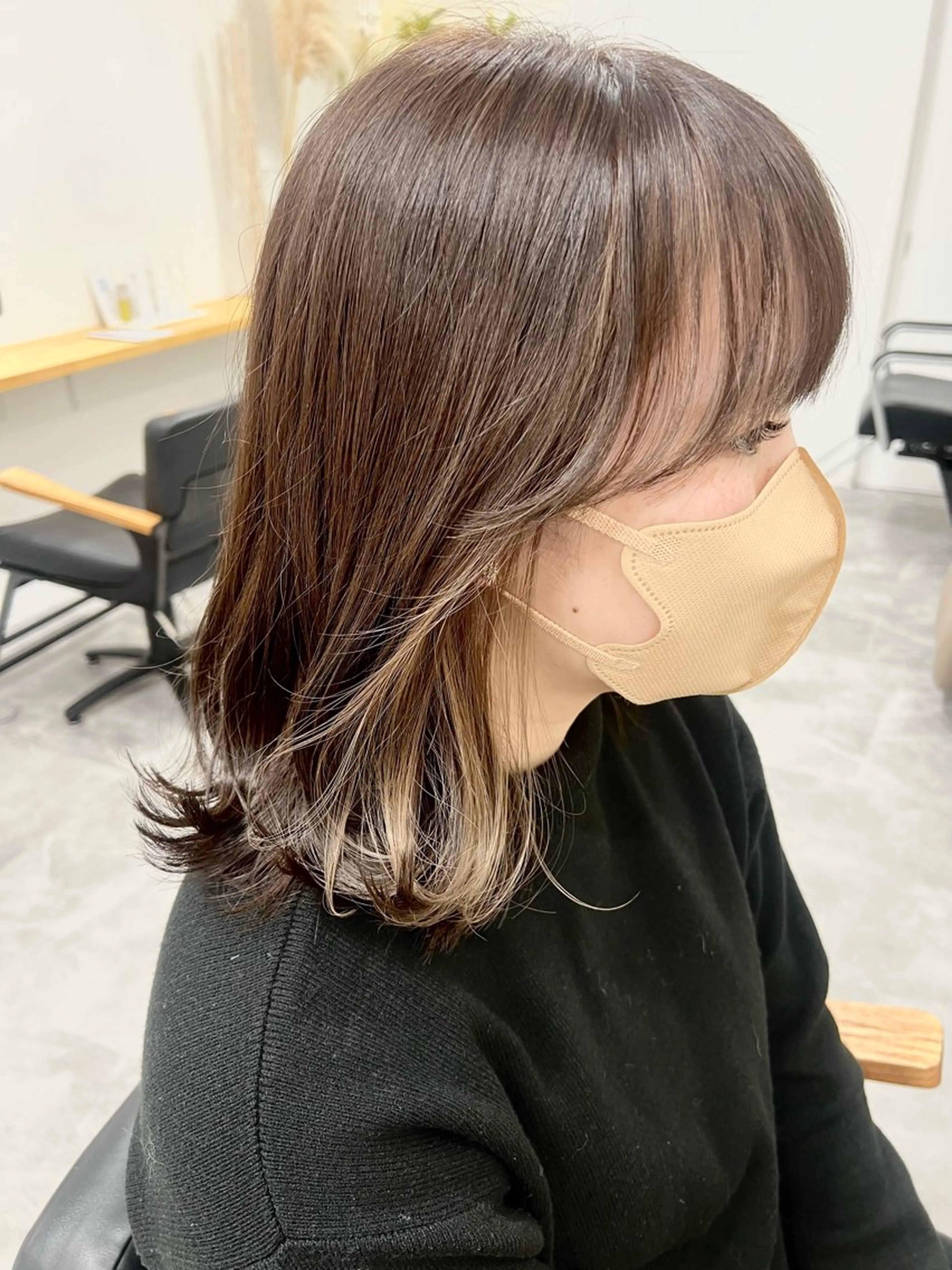 ミディアム カラー 透明感◎ / 艶髪 /  森田のヘアスタイル