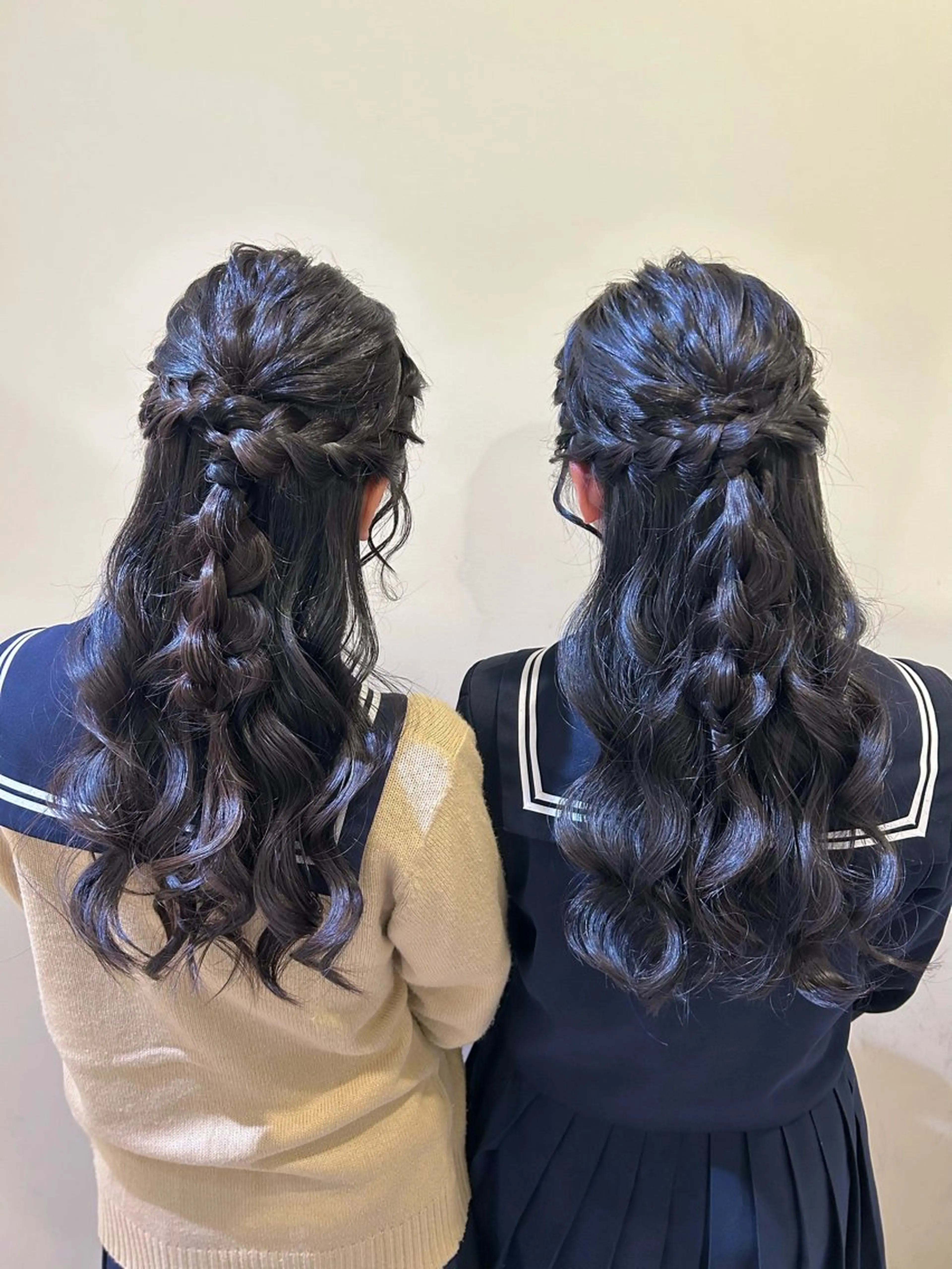 ロング 卒業式のヘアスタイル ヘアセット times salon所属・ボウ🪞ヘアセット /マツパ/眉毛のヘアスタイル