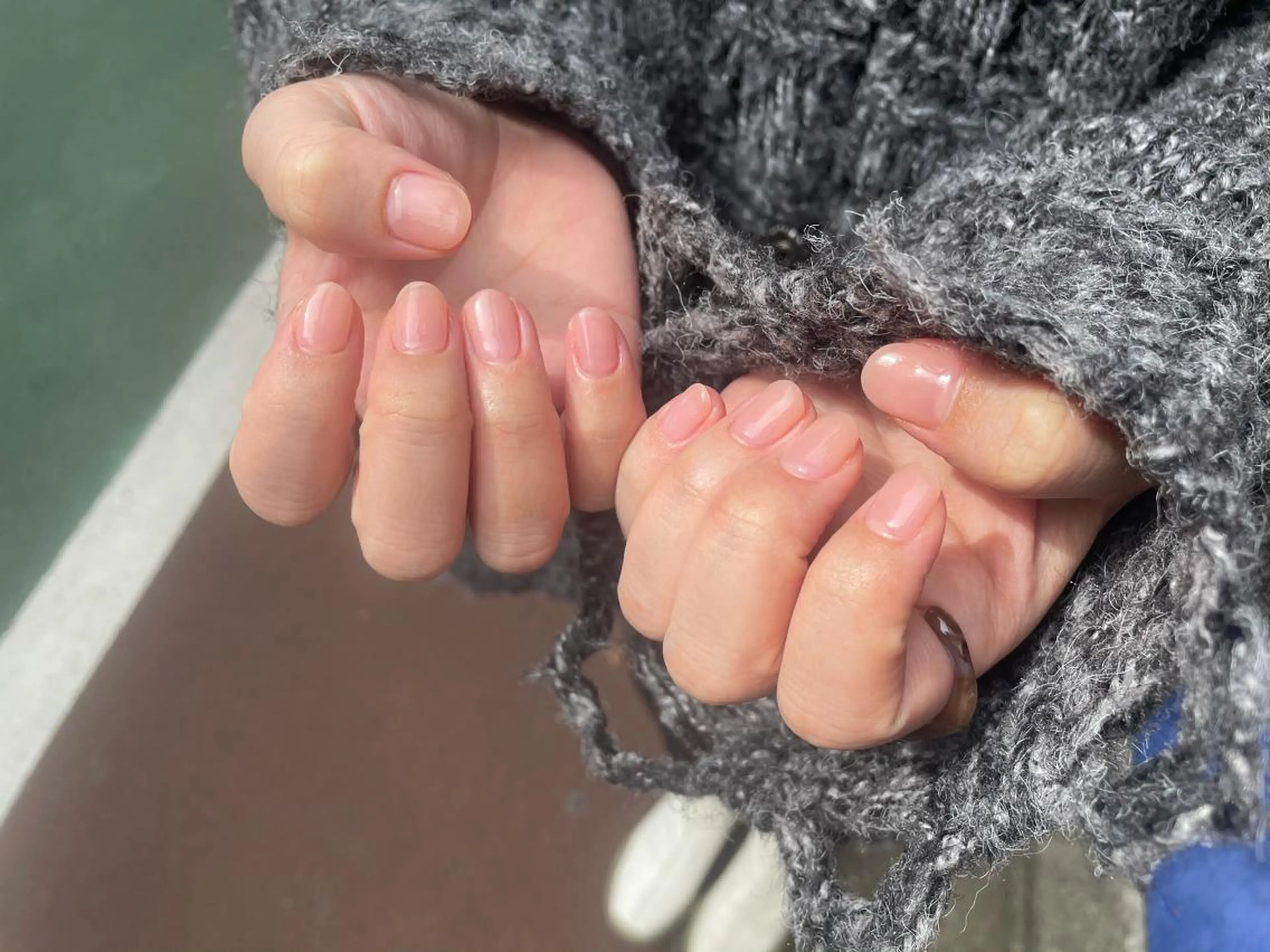 ネイル ハンドネイル ハンドケア R'well所属・はばすみれ🎀ﾈｲﾙ 光ﾌｪｲｼｬﾙ ﾍｱのネイルデザイン