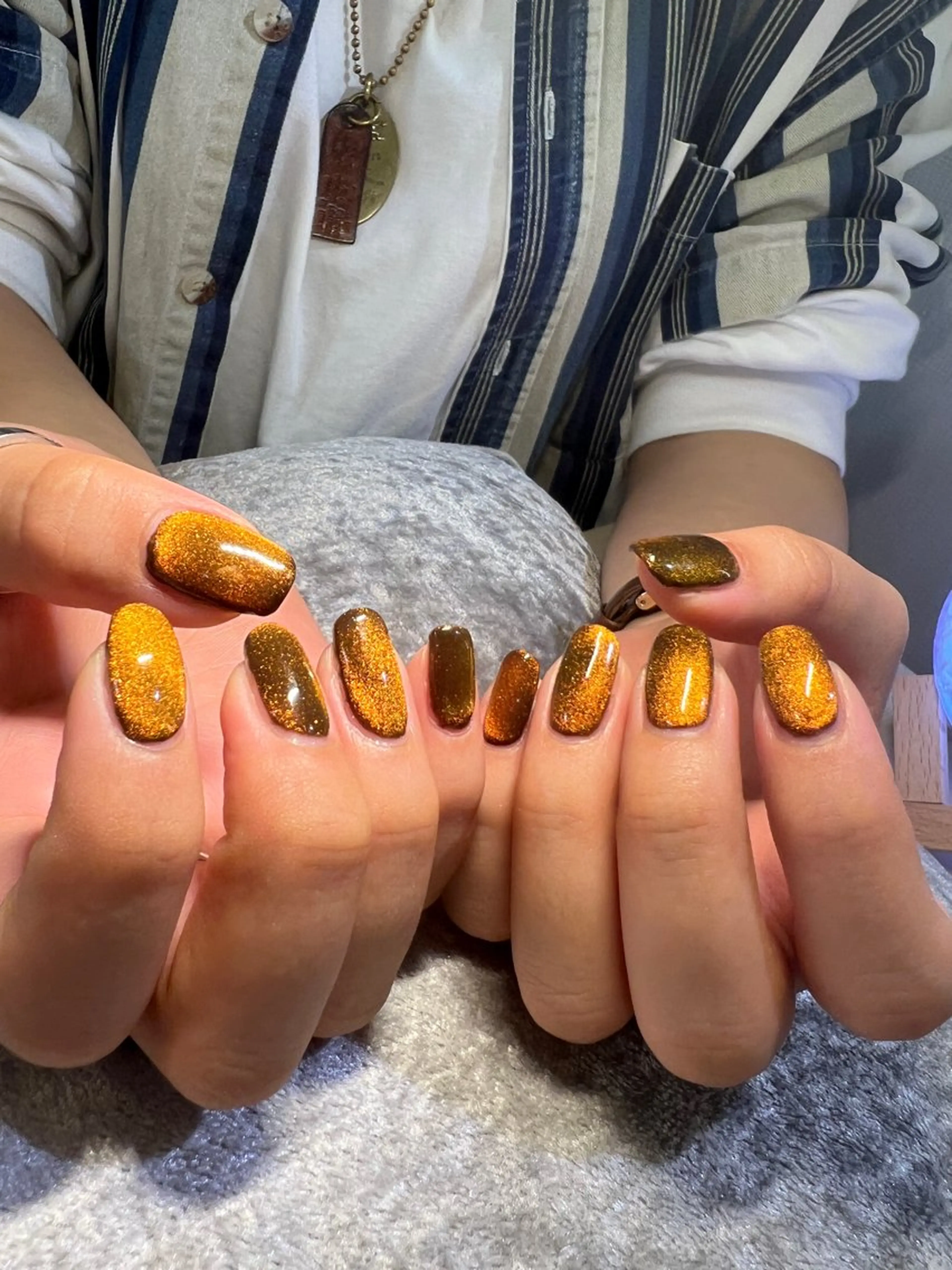 ネイル マグネットネイル 個性派ニュアンス nuts nail所属・【池袋】nuts nail　なつみのネイルデザイン