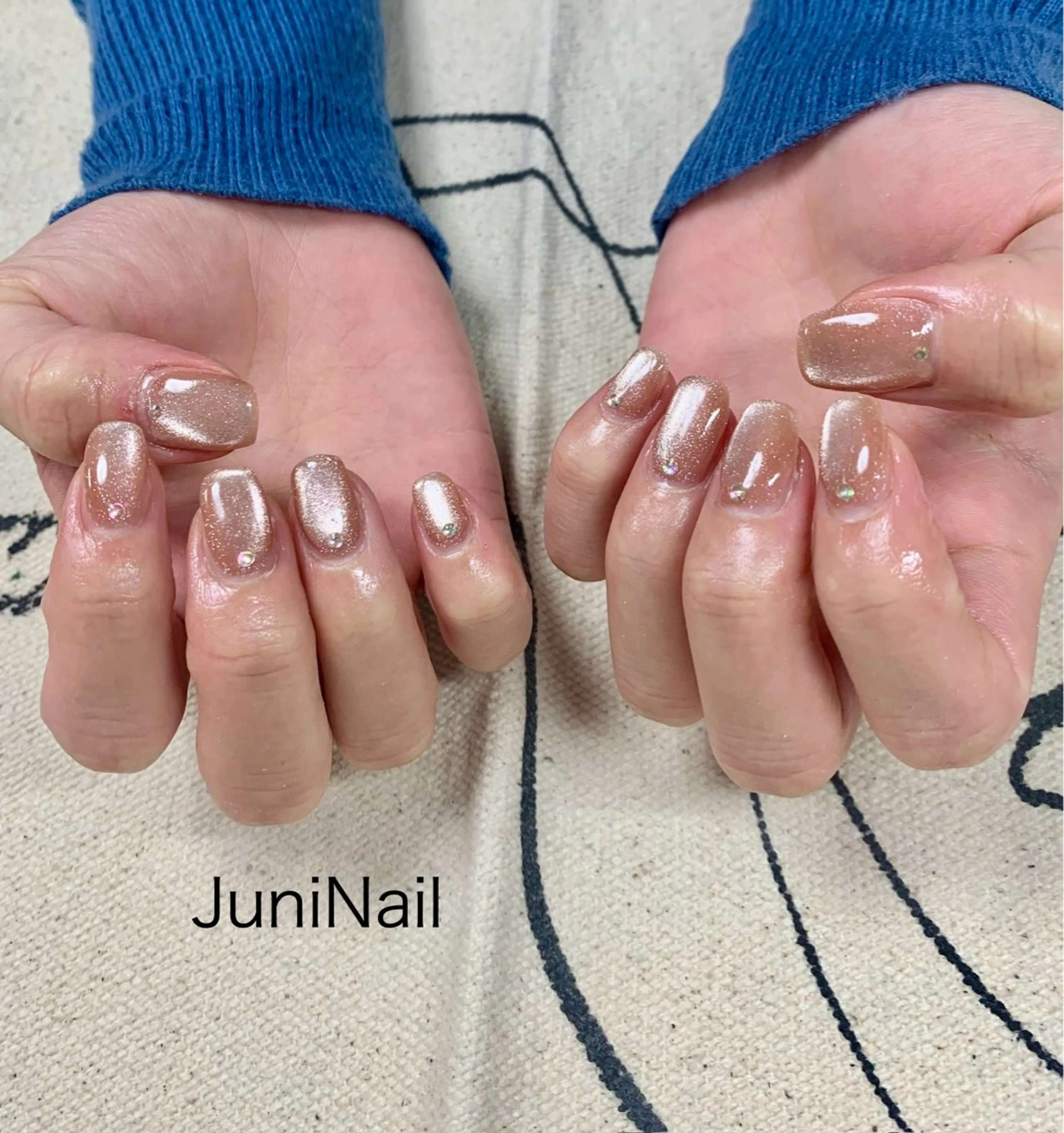 ネイル クリアネイル 成人式 氷ネイル・うるうるネイル 韓国ネイル ミラーネイル ハンドネイル JuniNail 주니네일🇰🇷suのネイルデザイン