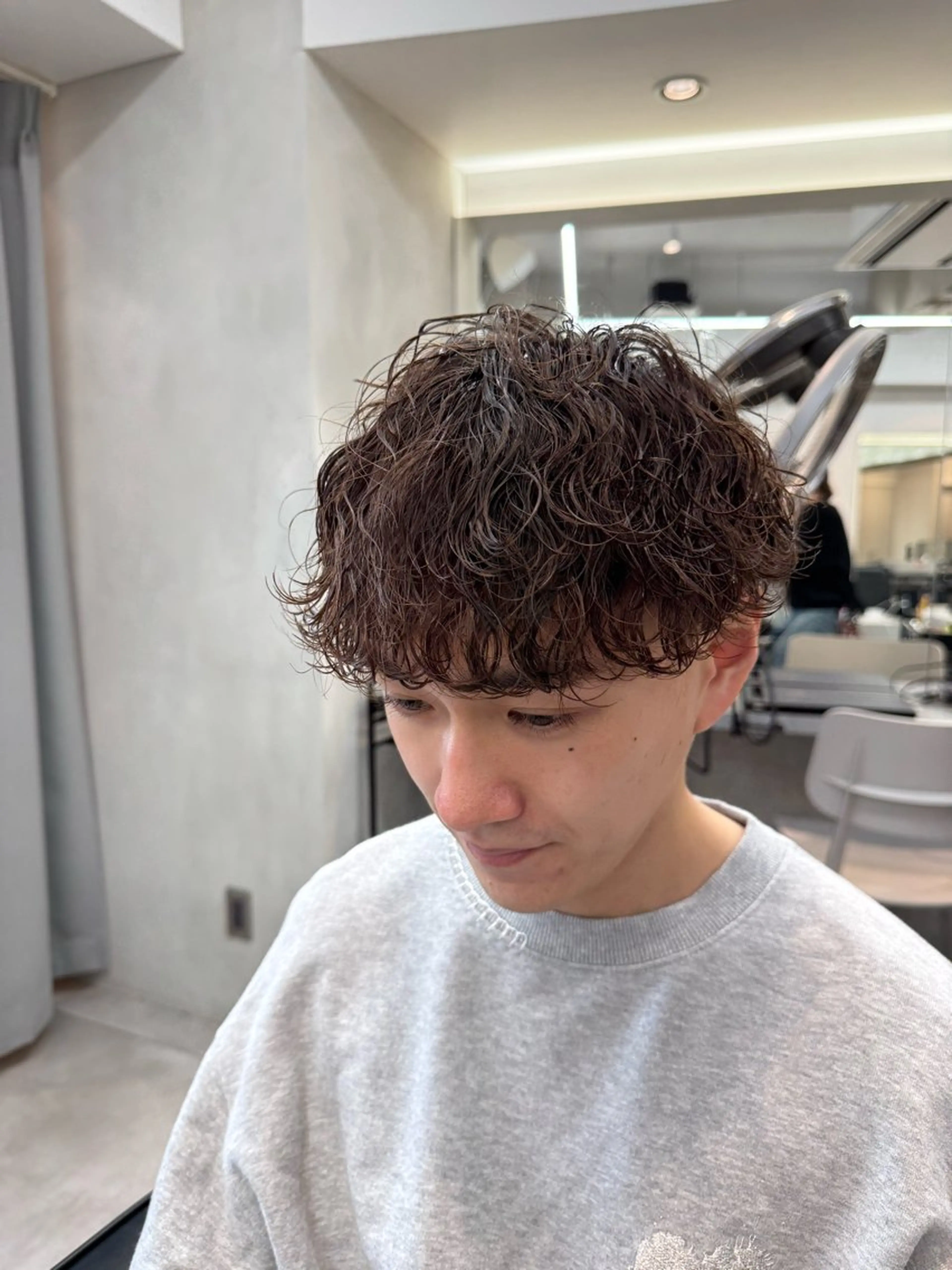 パーマ メンズ カット パーマ 大宮メンズ特化/パー マ職人/小川藍人のヘアスタイル