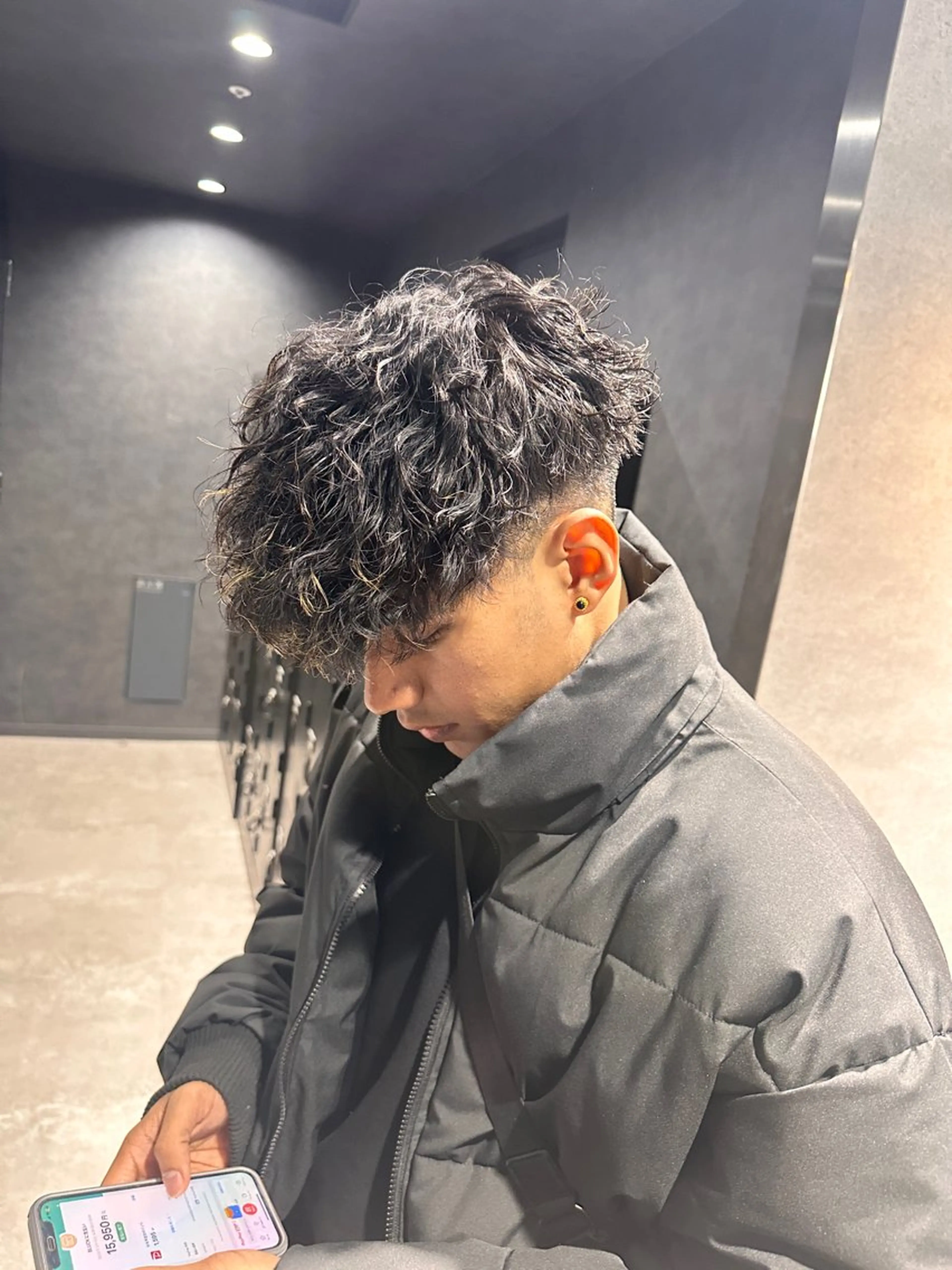 ショート パーマ メンズ 【メンズサロン】 BLUCK 横浜のヘアスタイル