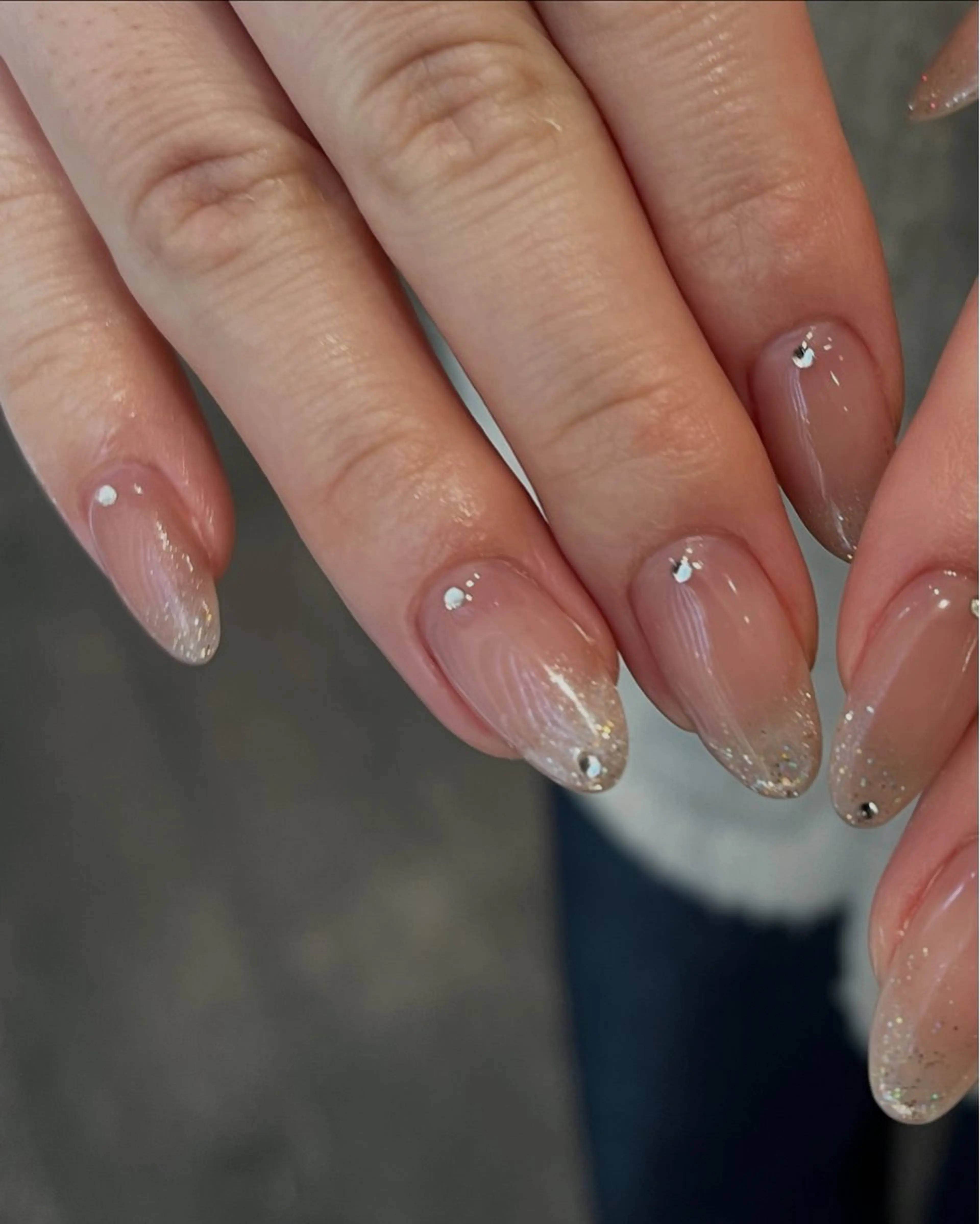 ネイル ラメ(グリッター) Yarm As Etelのネイルデザイン