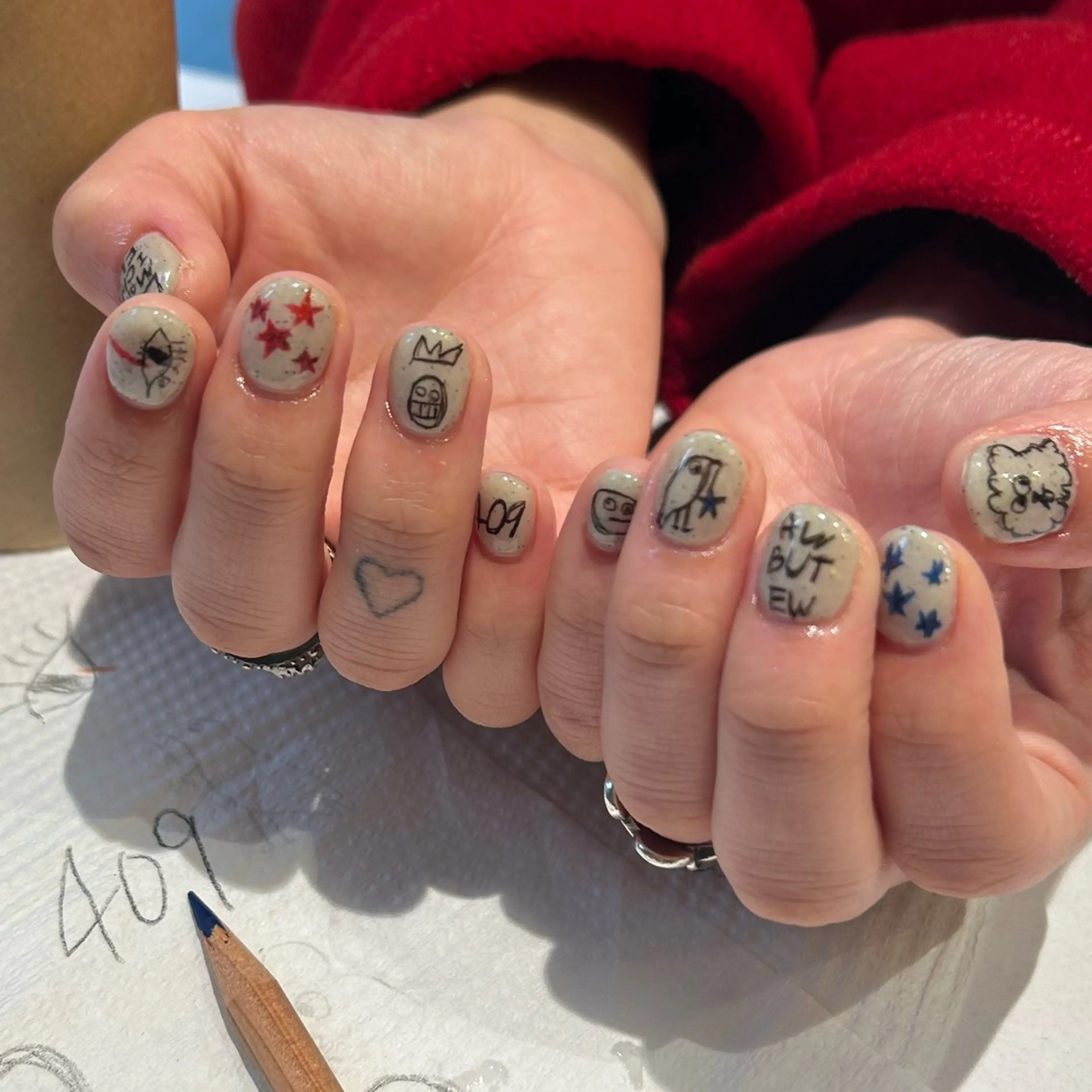 ネイル ハンドネイル ハンドケア 個性派ネイル シノのネイルデザイン