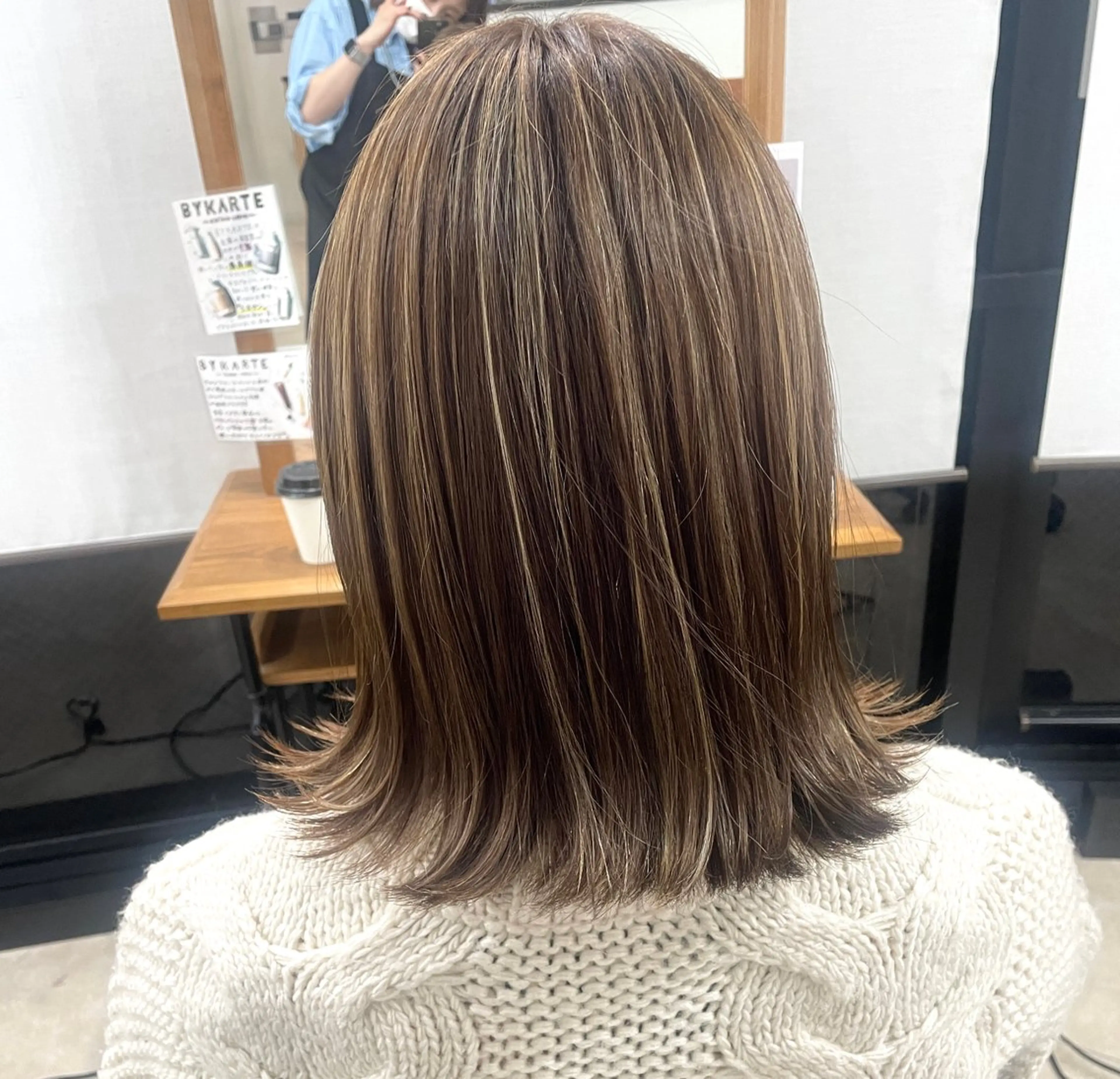 ミディアム カラー ヘアカラー 透明感/艶カラー🌼 茶屋町🌼SA-YAのヘアスタイル