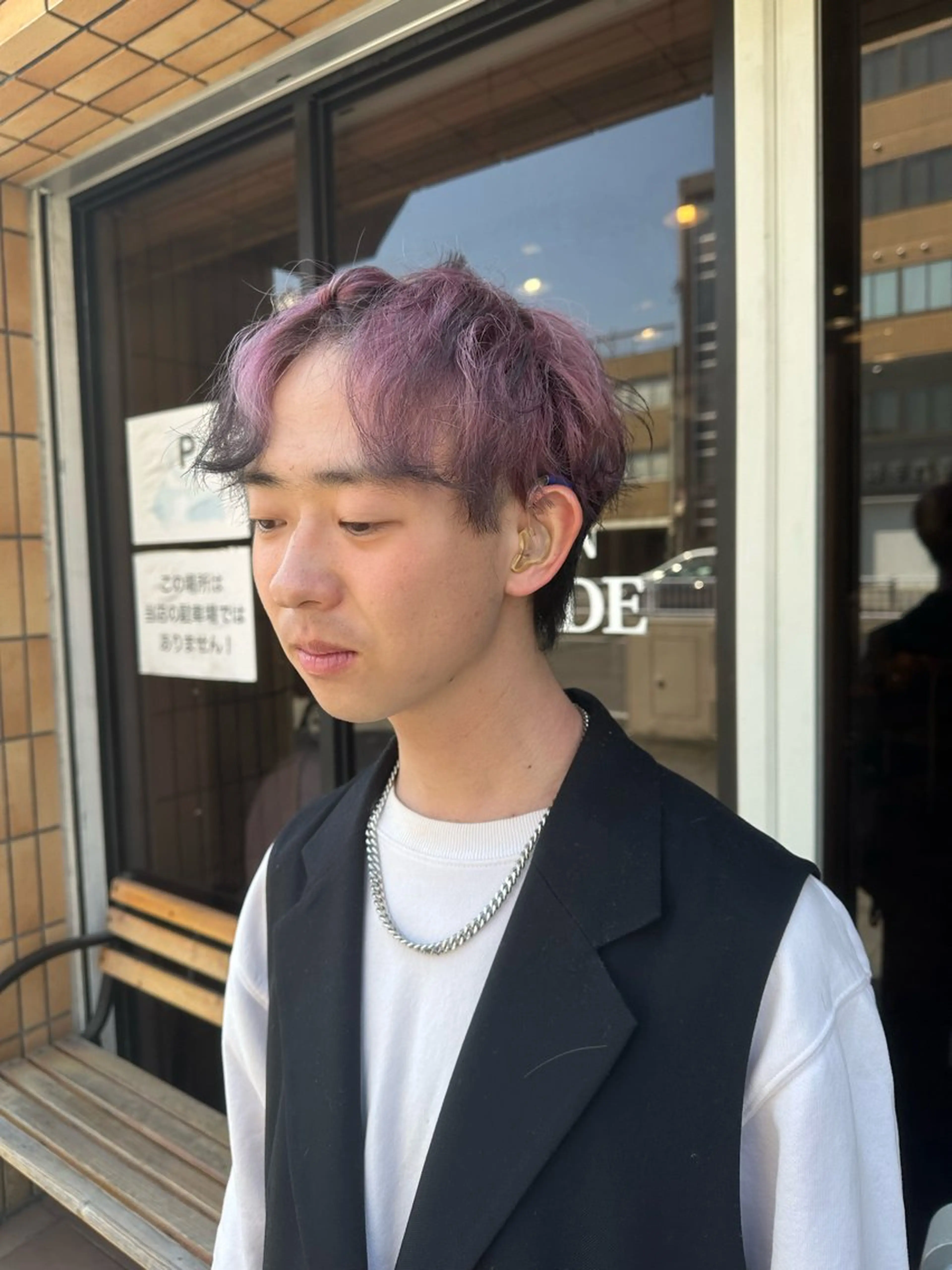 カラー メンズ メンズブリーチ ブリーチ カット ヘアカラー ハヤシカズキ/カラー ✂/メンズパーマのヘアスタイル