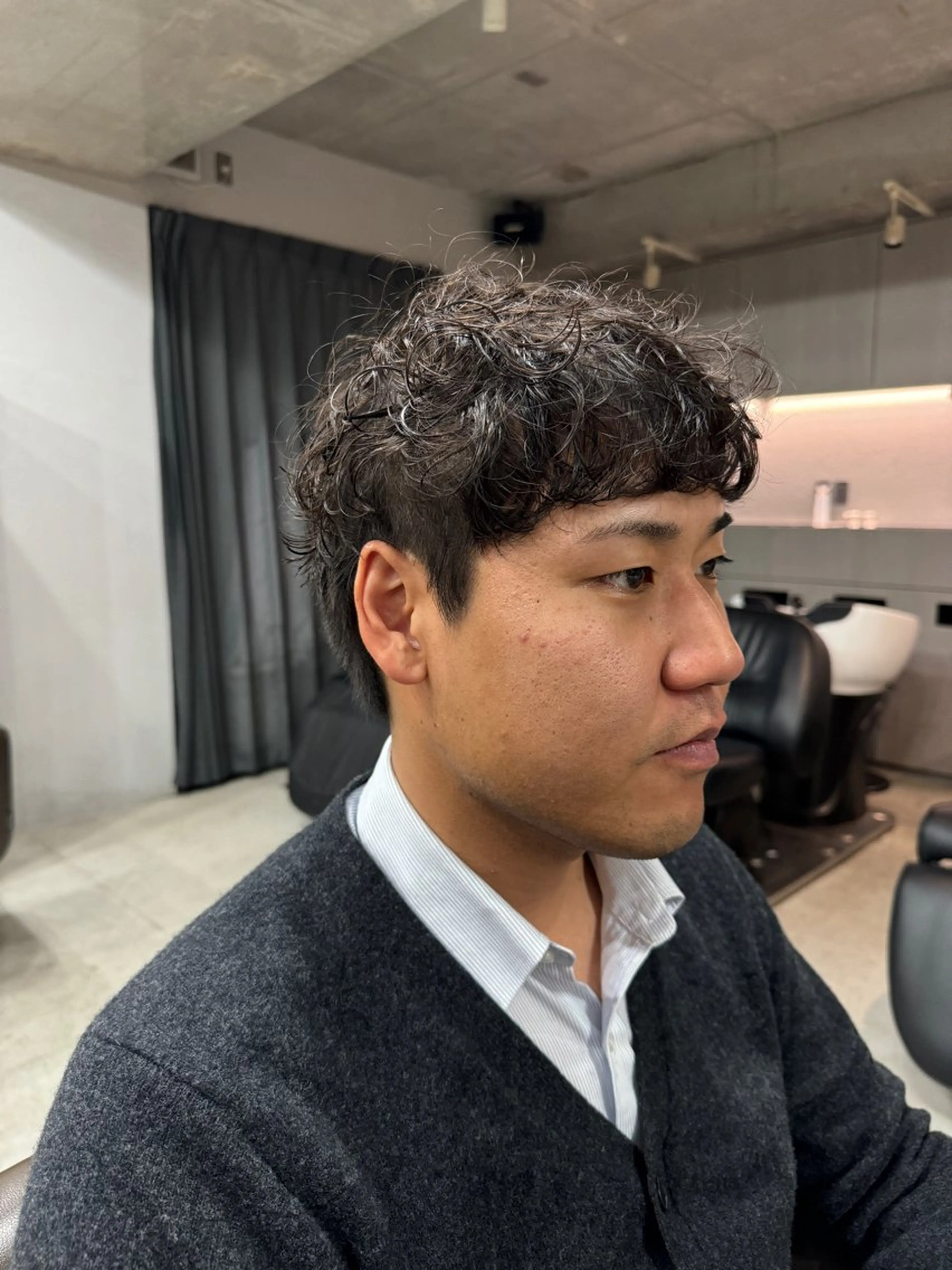 ショート パーマ メンズ 吉田一輝 外国人パーマのヘアスタイル