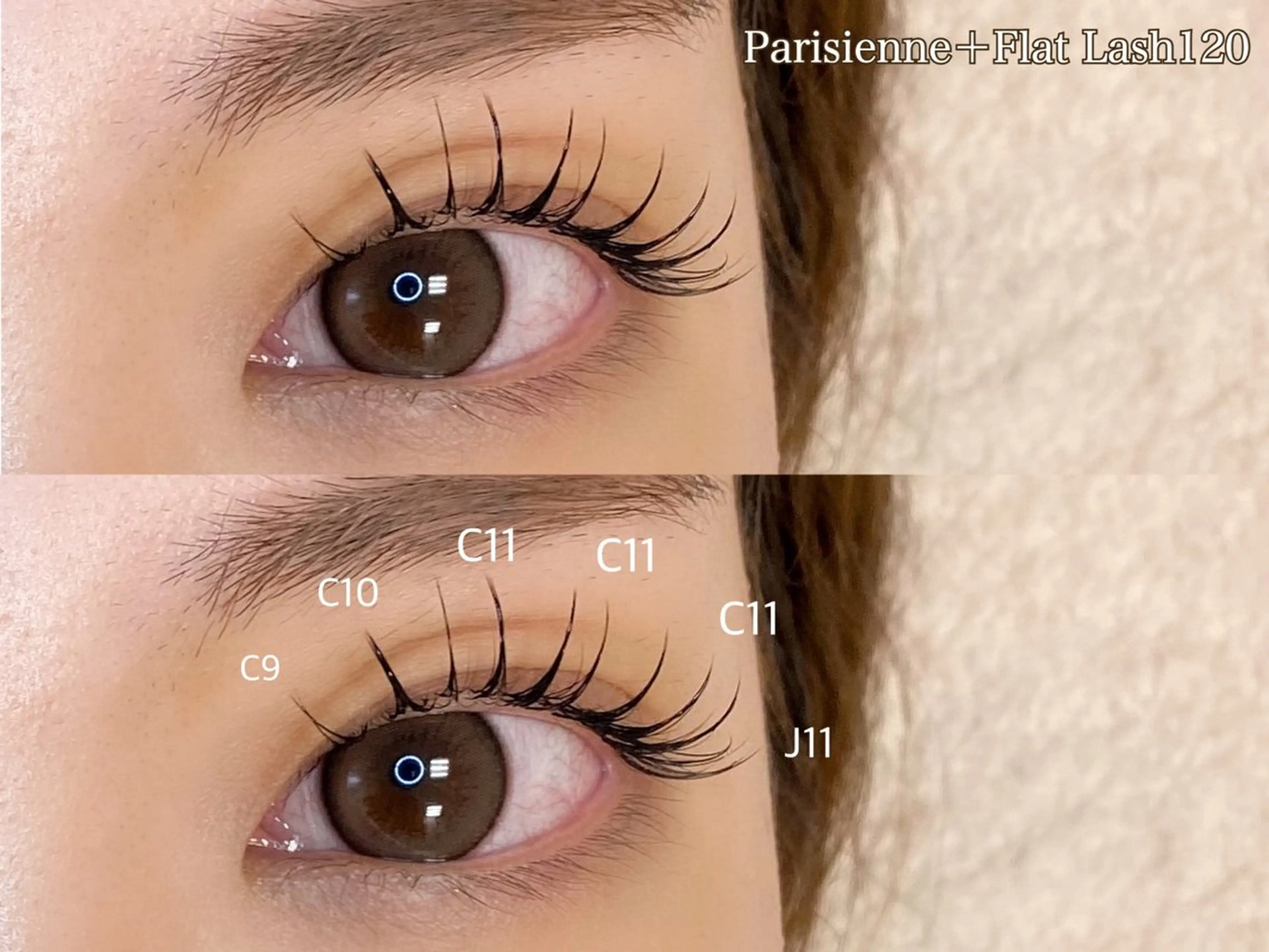 マツエク・マツパ 束感まつ毛 韓国風マツエク パリジェンヌラッシュリフト まつげパーマ 下まつげエクステ マツパ viviAiles ♡⃛ Ruiのマツエク・マツパデザイン