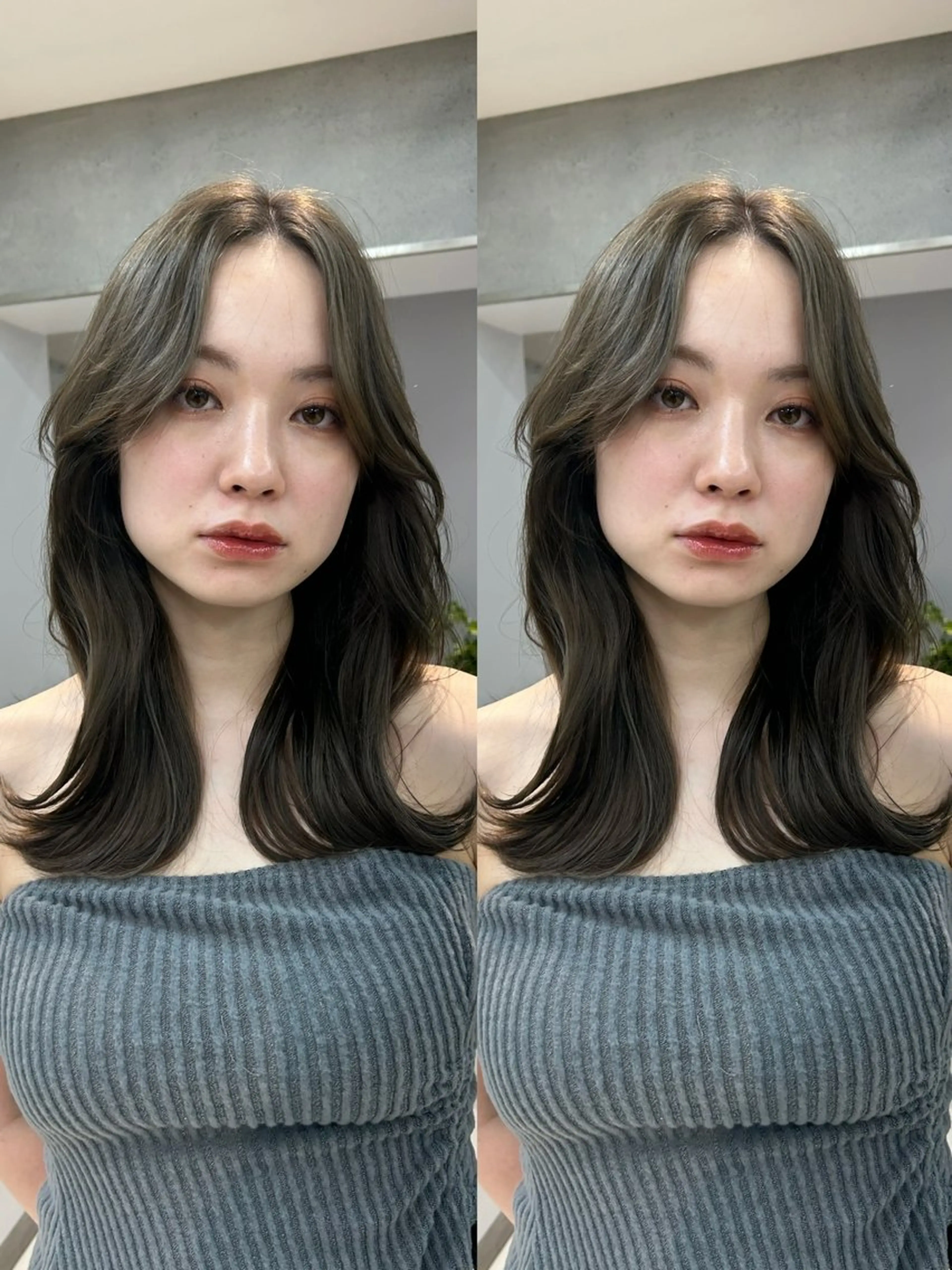 セミロング レイヤー×ツヤカラー 渋谷/kougaのヘアスタイル