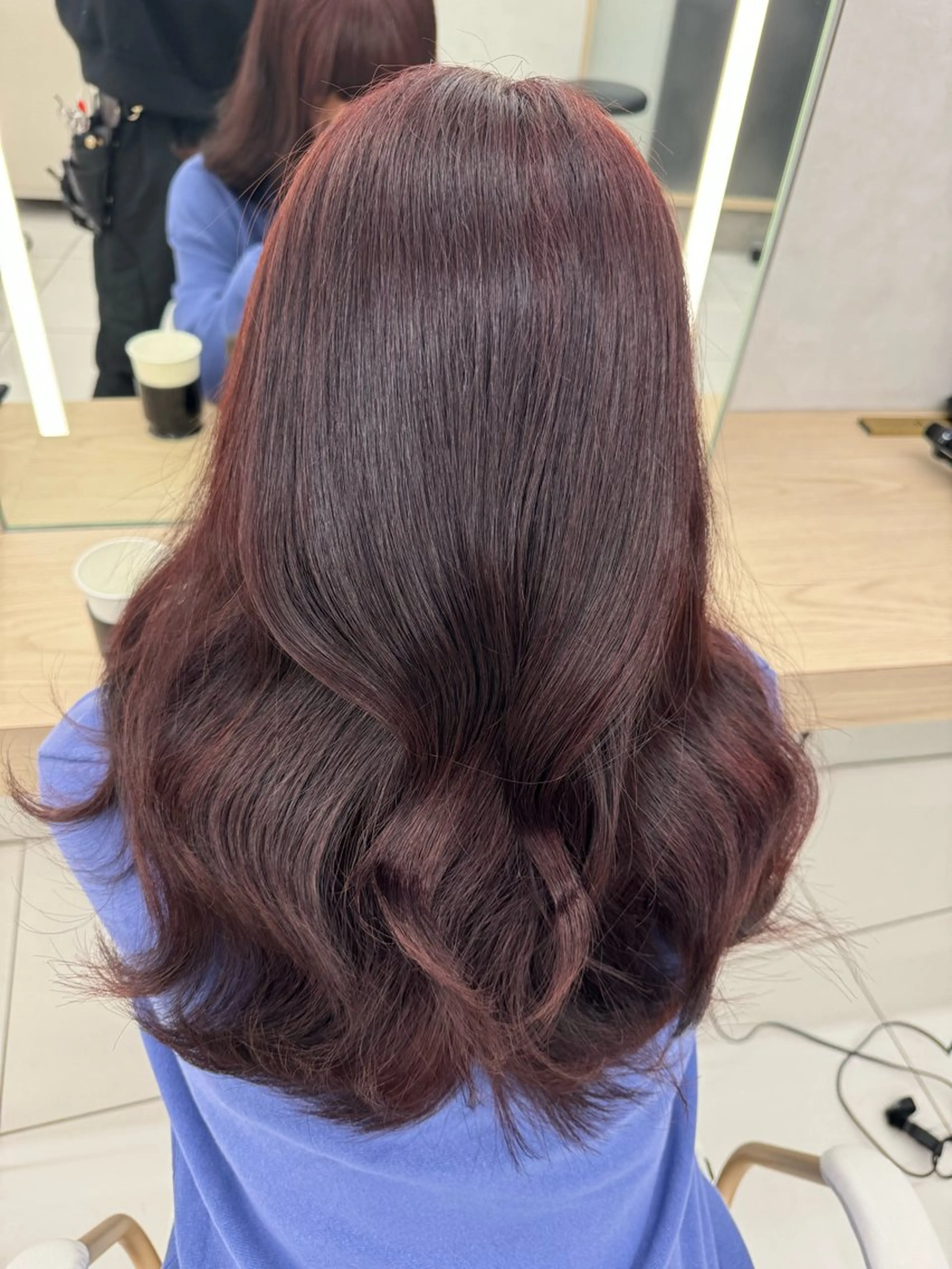 ロング カラー ヘアカラー 顔まわりカット/ カラー/西野和裕のヘアスタイル