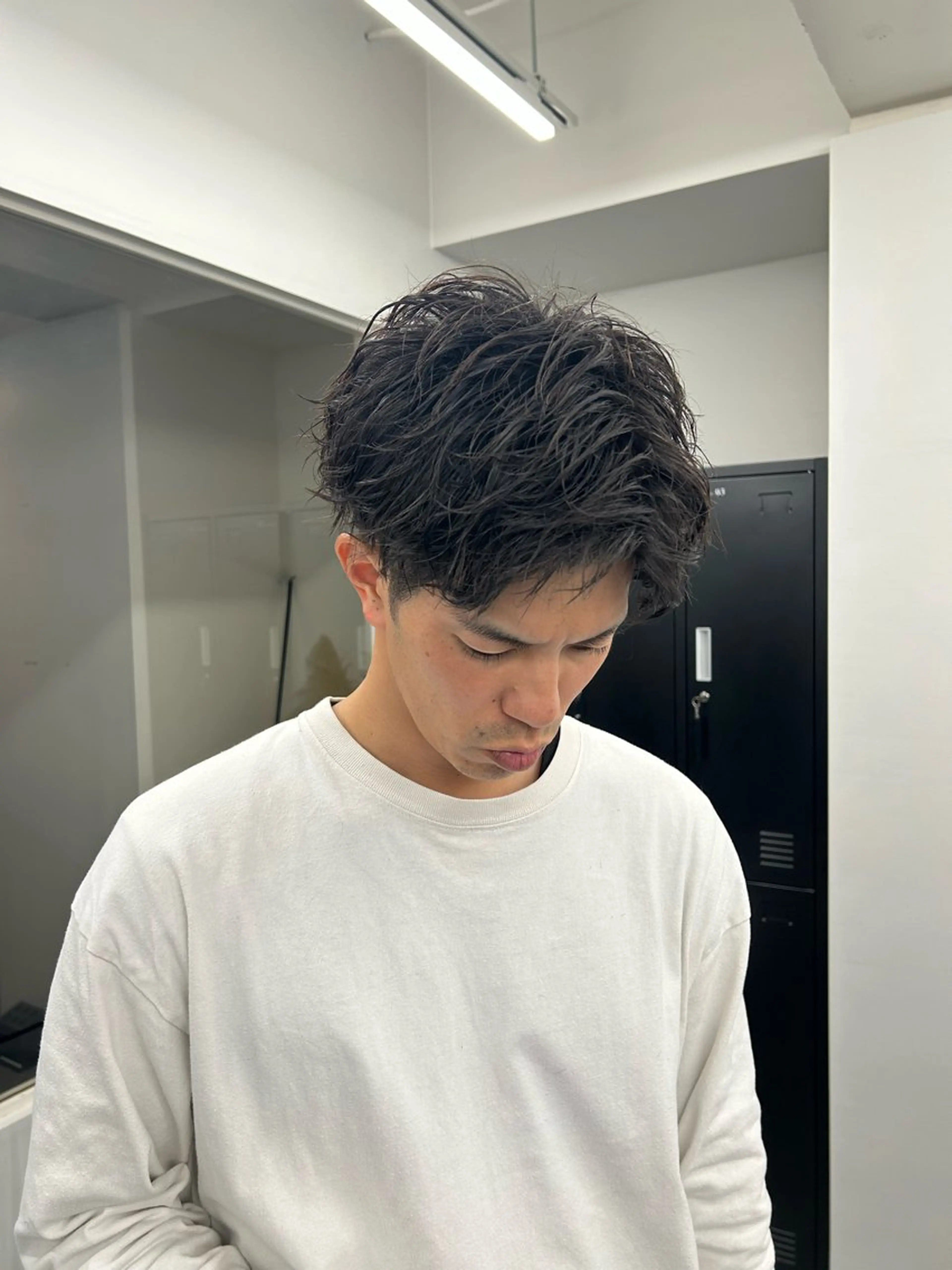 パーマ メンズ 倉内 海哉のヘアスタイル