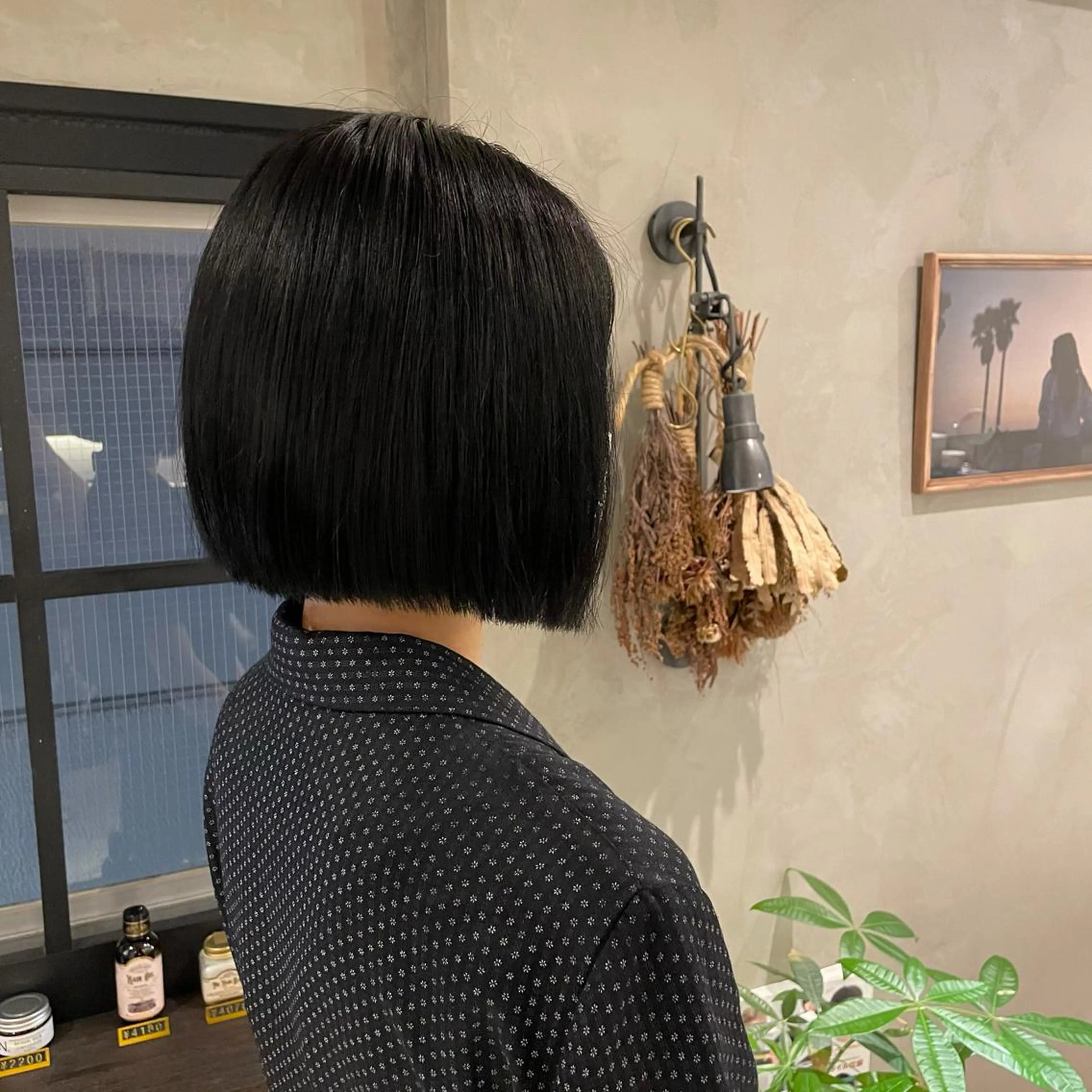 ショート カラー 切りっぱなしボブ ボブ 髪質改善 RAF TOKYO所属・10月限定モニター 髪質改善美髪矯正のヘアスタイル