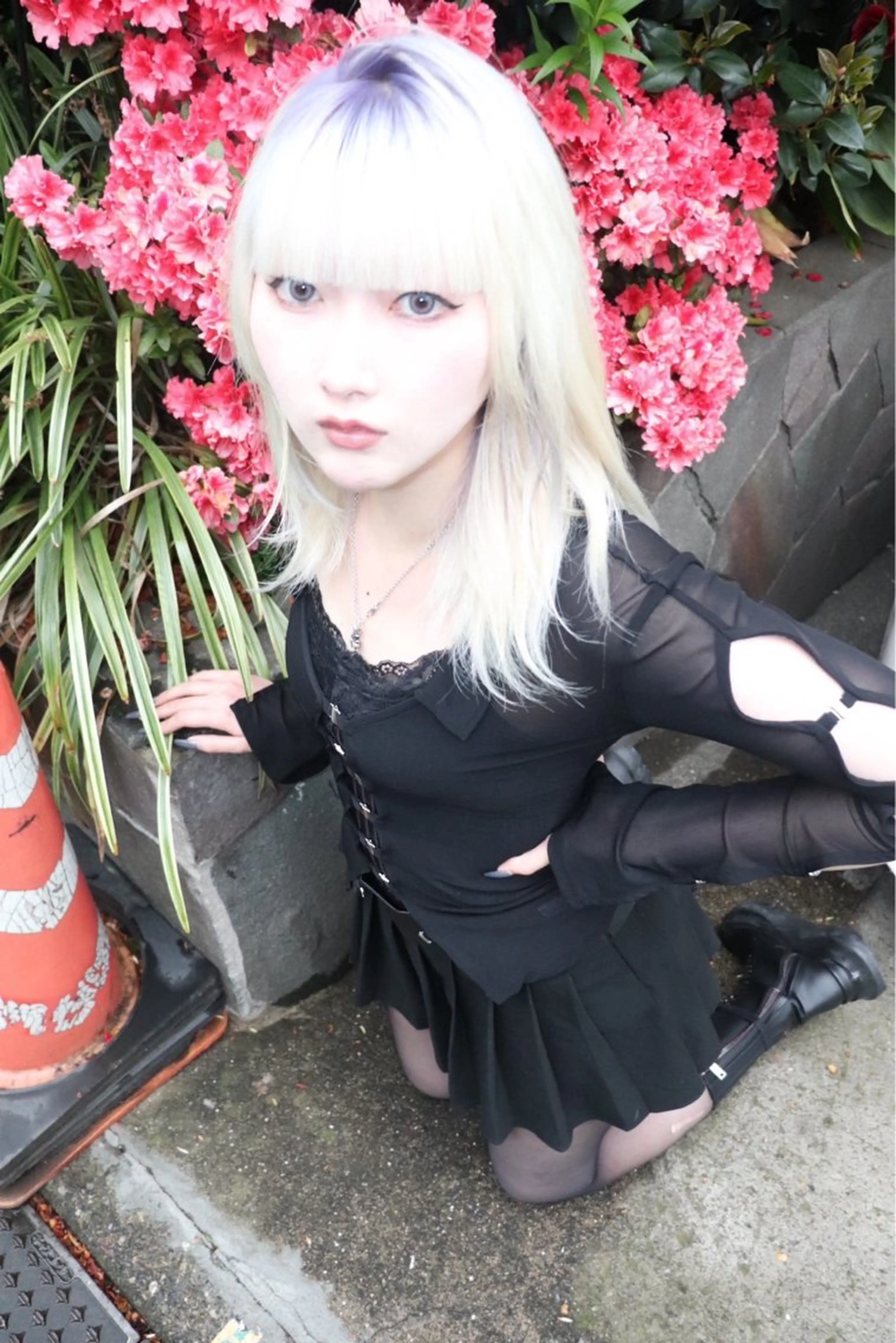 セミロング カラー ヘアカラー @kyoniyy KYONIのヘアスタイル