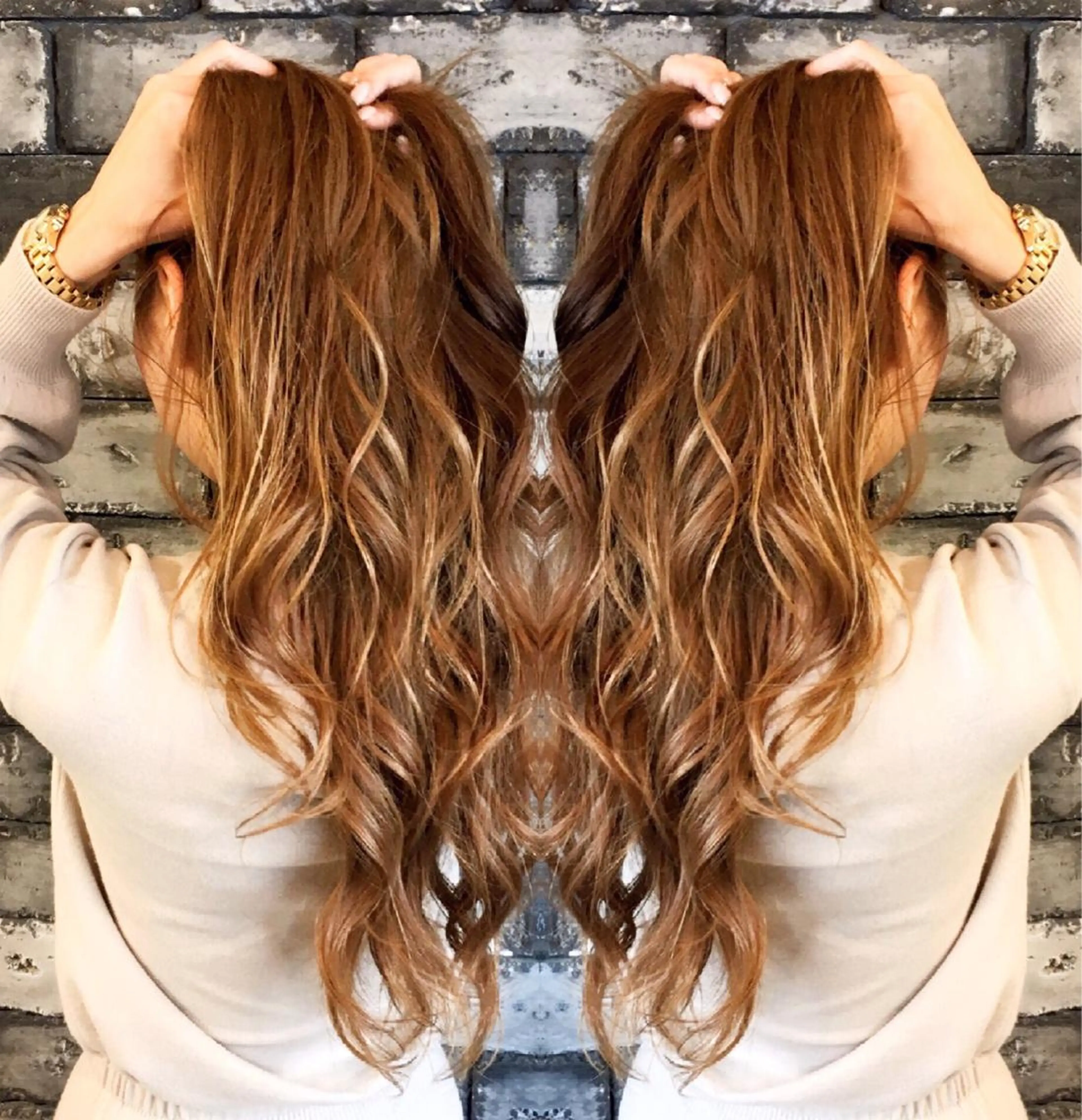 ロング 外国人風カラー レイヤーカット ヘアカラー トリートメント ヘアセット ❤️千葉県代表❤️ 店長❤️柿本翔一朗のヘアスタイル