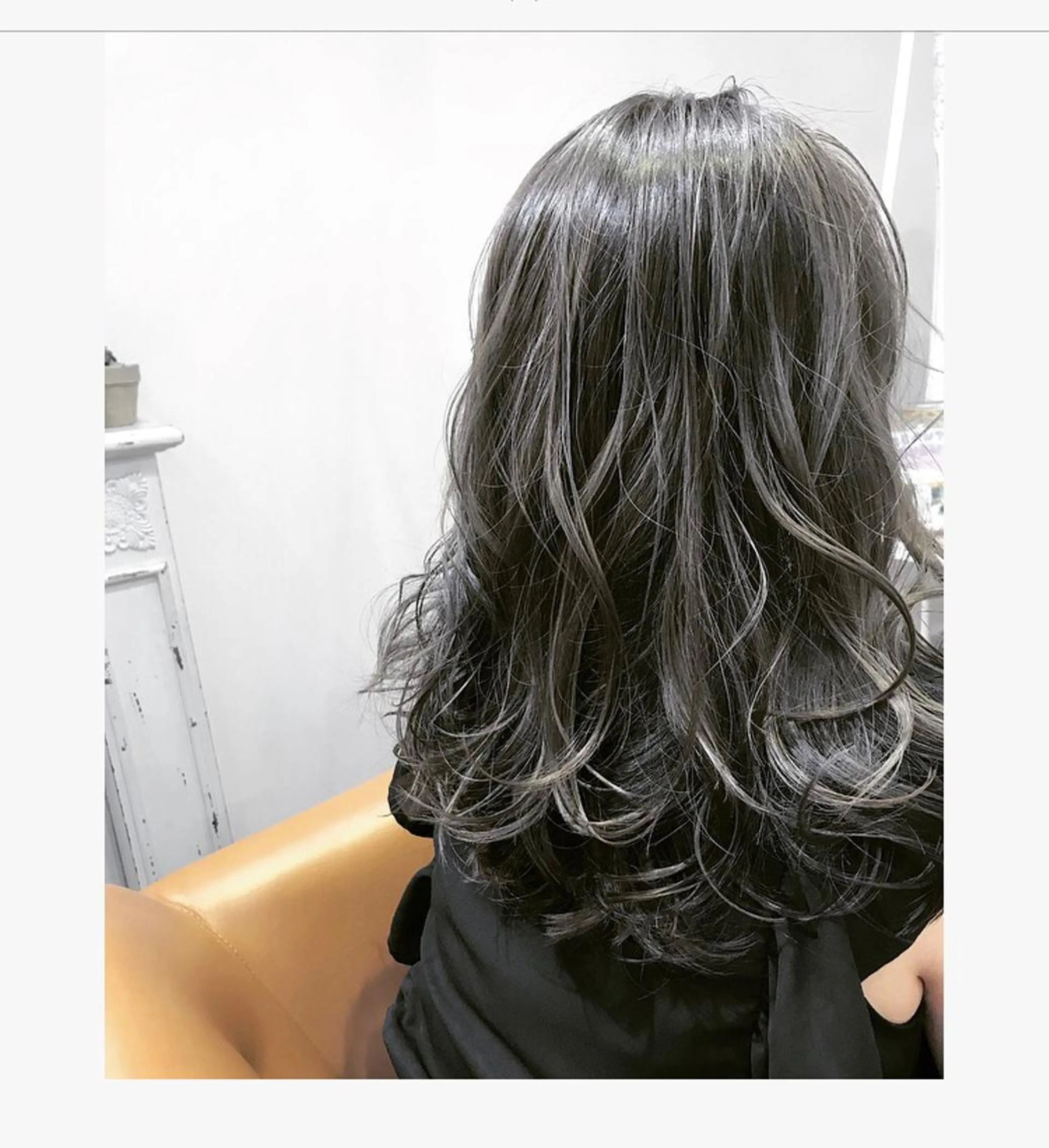 セミロング 艶カラー/フェイス レイヤー/たむのヘアスタイル