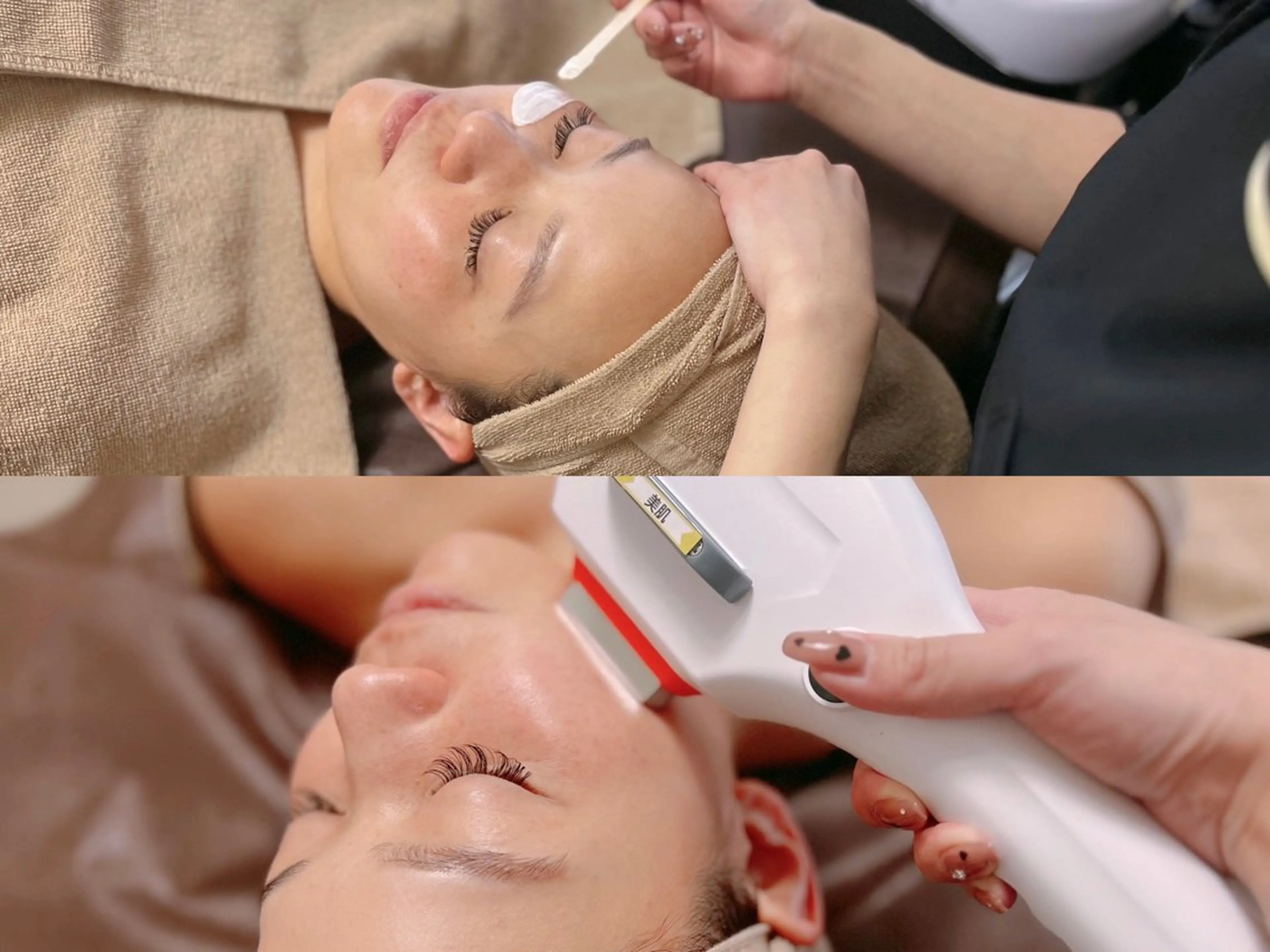 【美肌スペシャルコース】《フェイシャルWAX✖️光フェイシャル》¥30,000→¥11,900 ツヤ肌仕上がり🌸✨️の写真