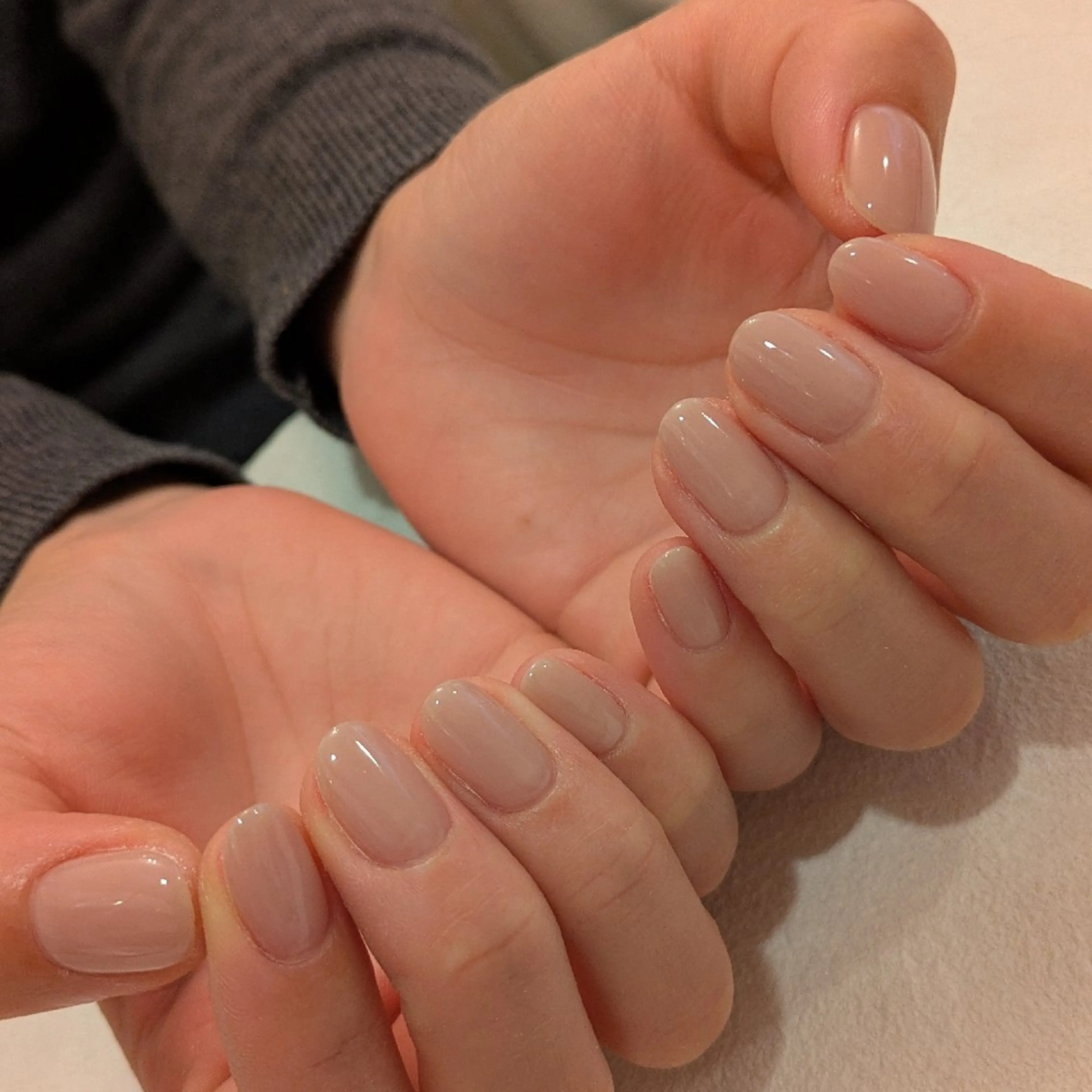 ネイル ワンカラーネイル ジェヌインネイル 河内のネイルデザイン