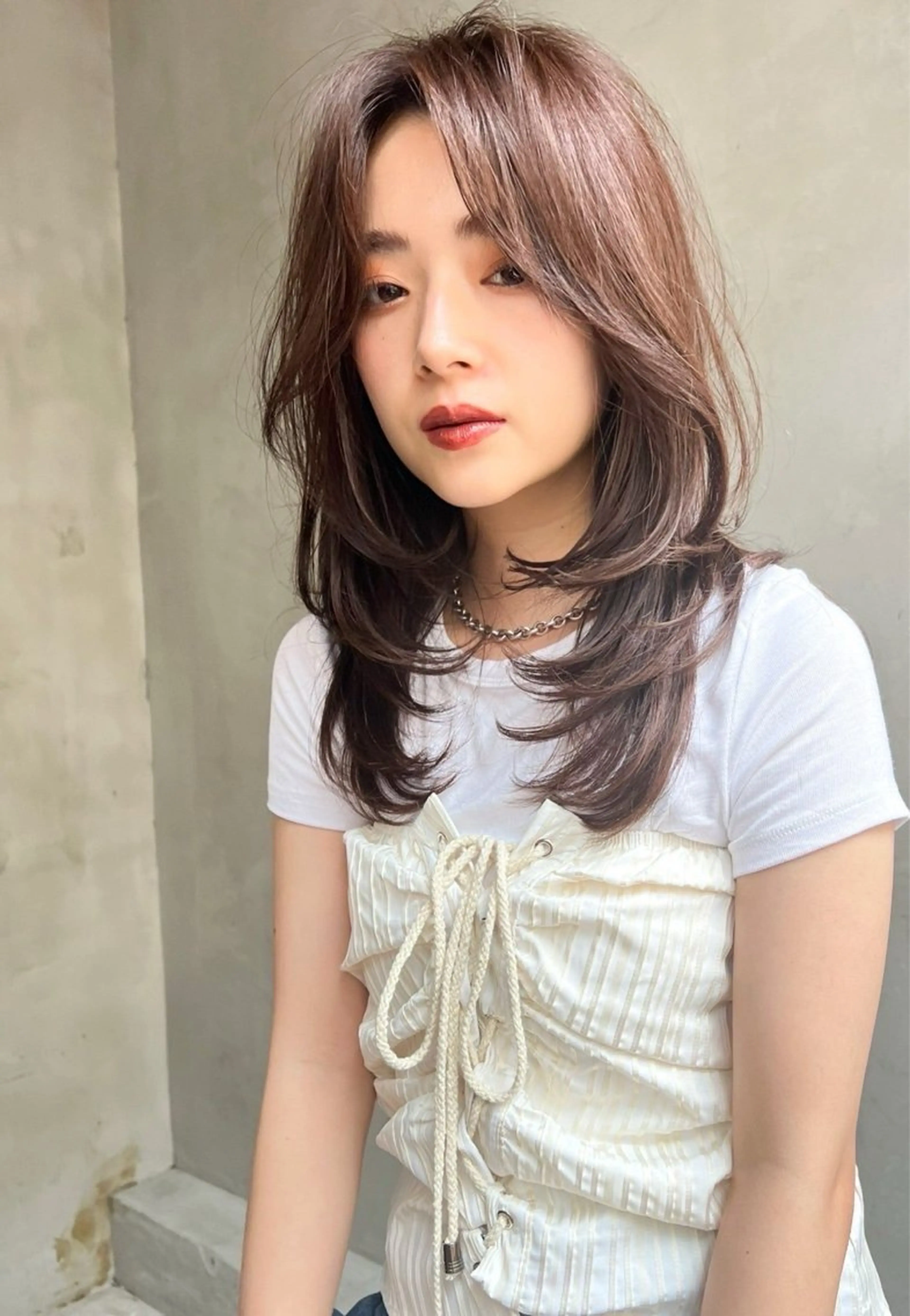 セミロング 💎髪質改善/艶カラ ー🌟加藤陸🌟のヘアスタイル