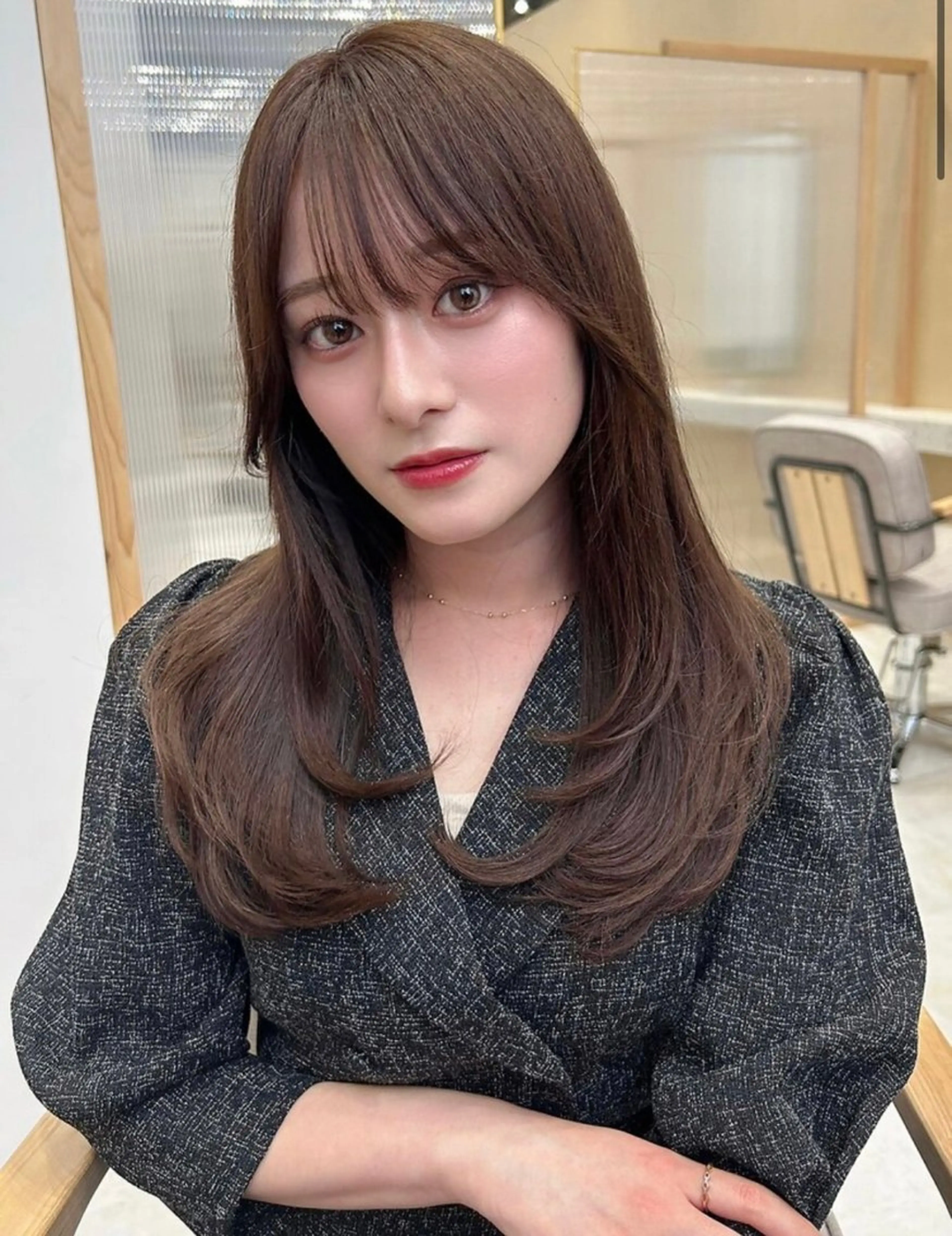 髪質改善inケアカラー(白髪染め可)+カット+2stepTR  ※【土日祝は＋¥1000】→19時以降予約不可の写真