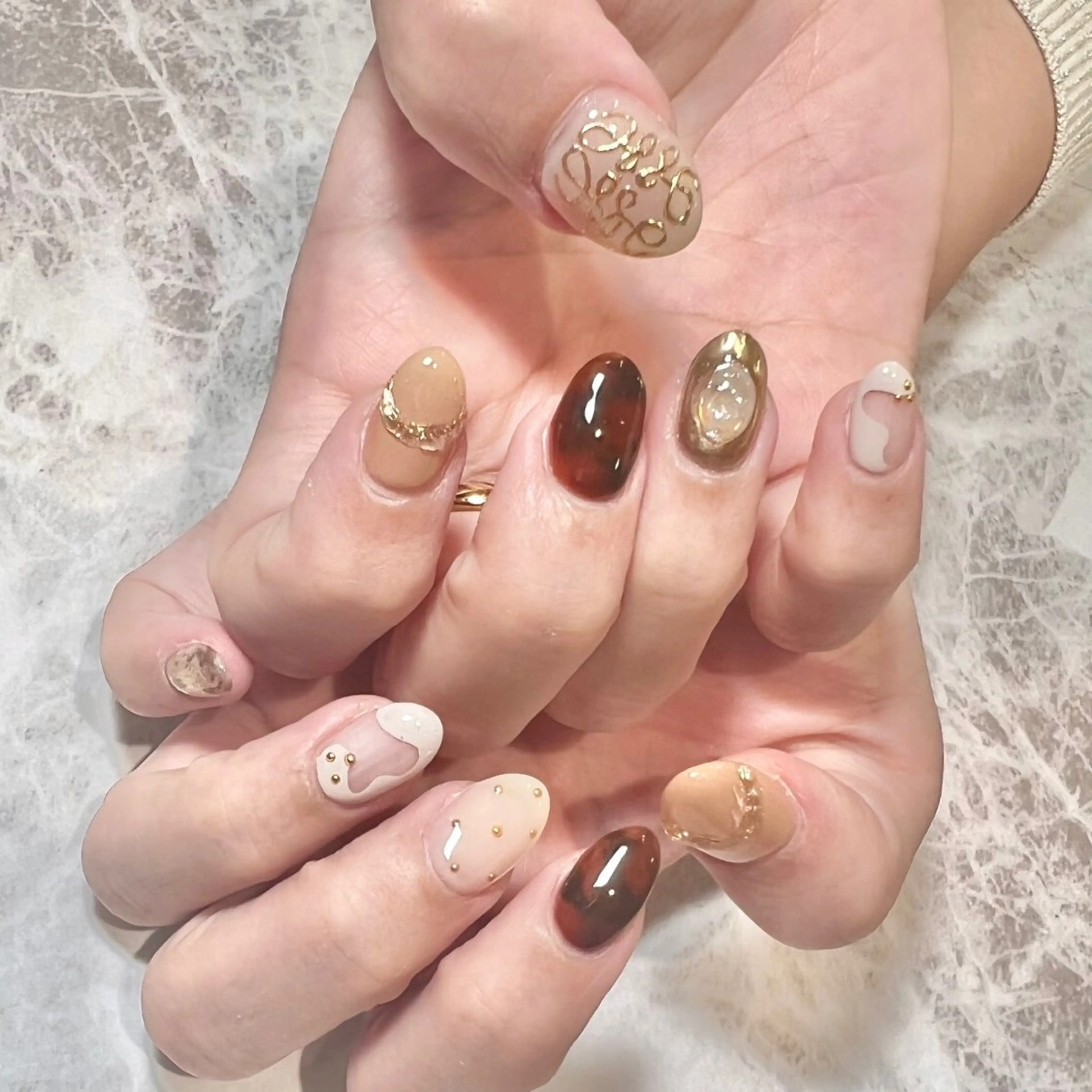 ネイル ハンドネイル kushida 《再現ネイル》のネイルデザイン