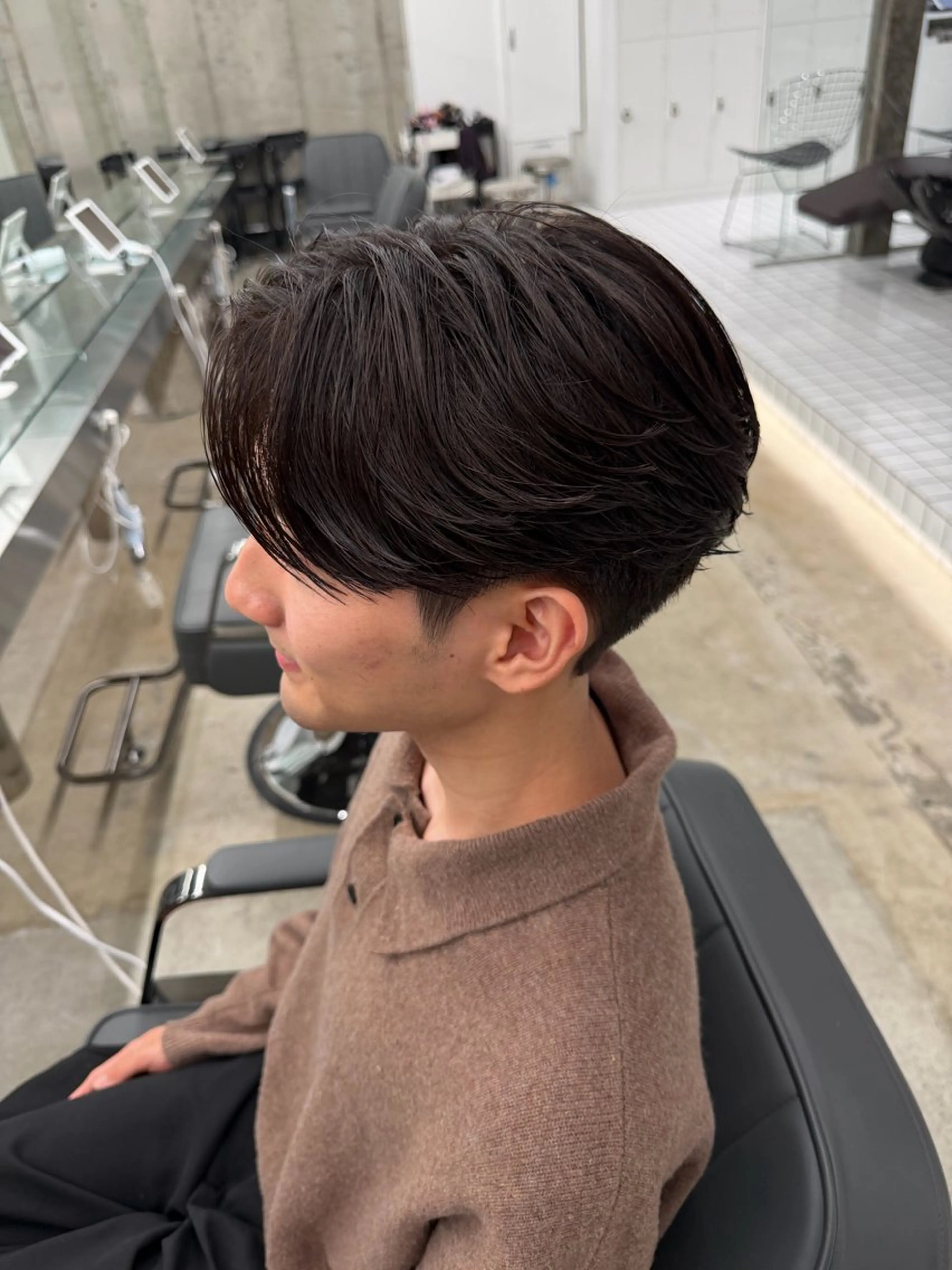 パーマ メンズ カット パーマ パーマ特化/フェザー パーマシャドウ/真生のヘアスタイル