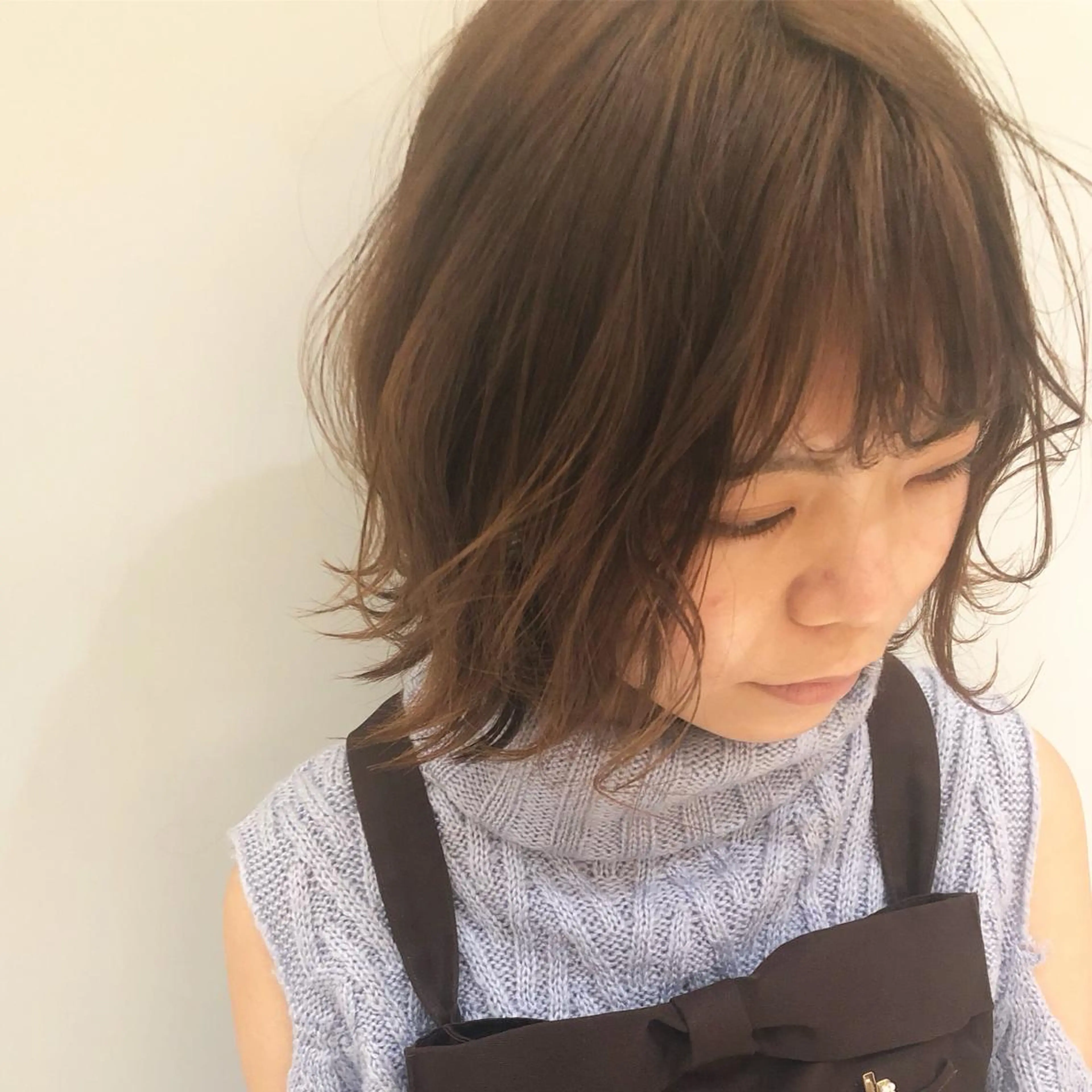 ショート カラー 透明感カラー トリートメント ケアブリーチ/ エクステ/レイヤーのヘアスタイル