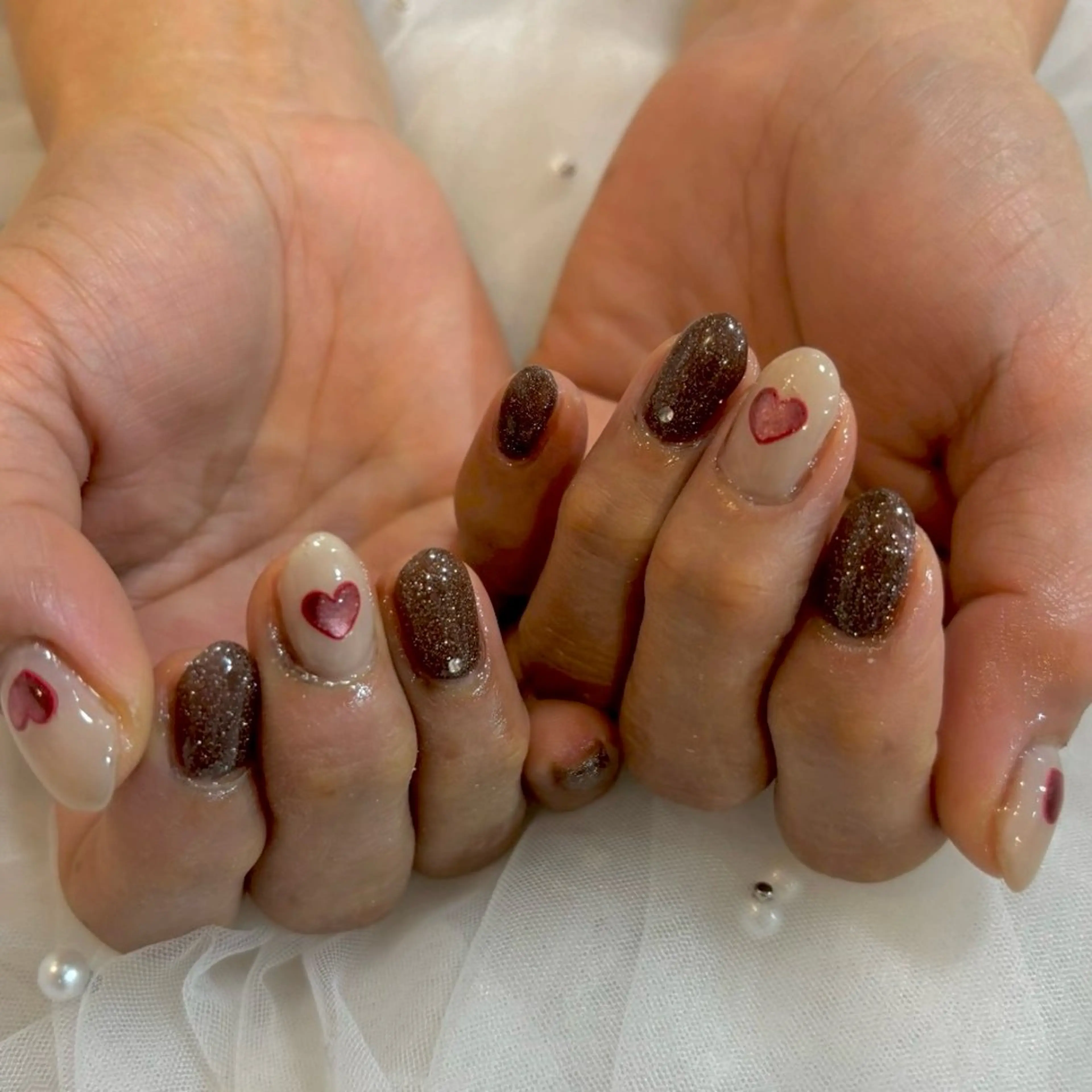 ネイル バレンタイン lalaroom. nailsalon航空公園店所属・lala room.のネイルデザイン