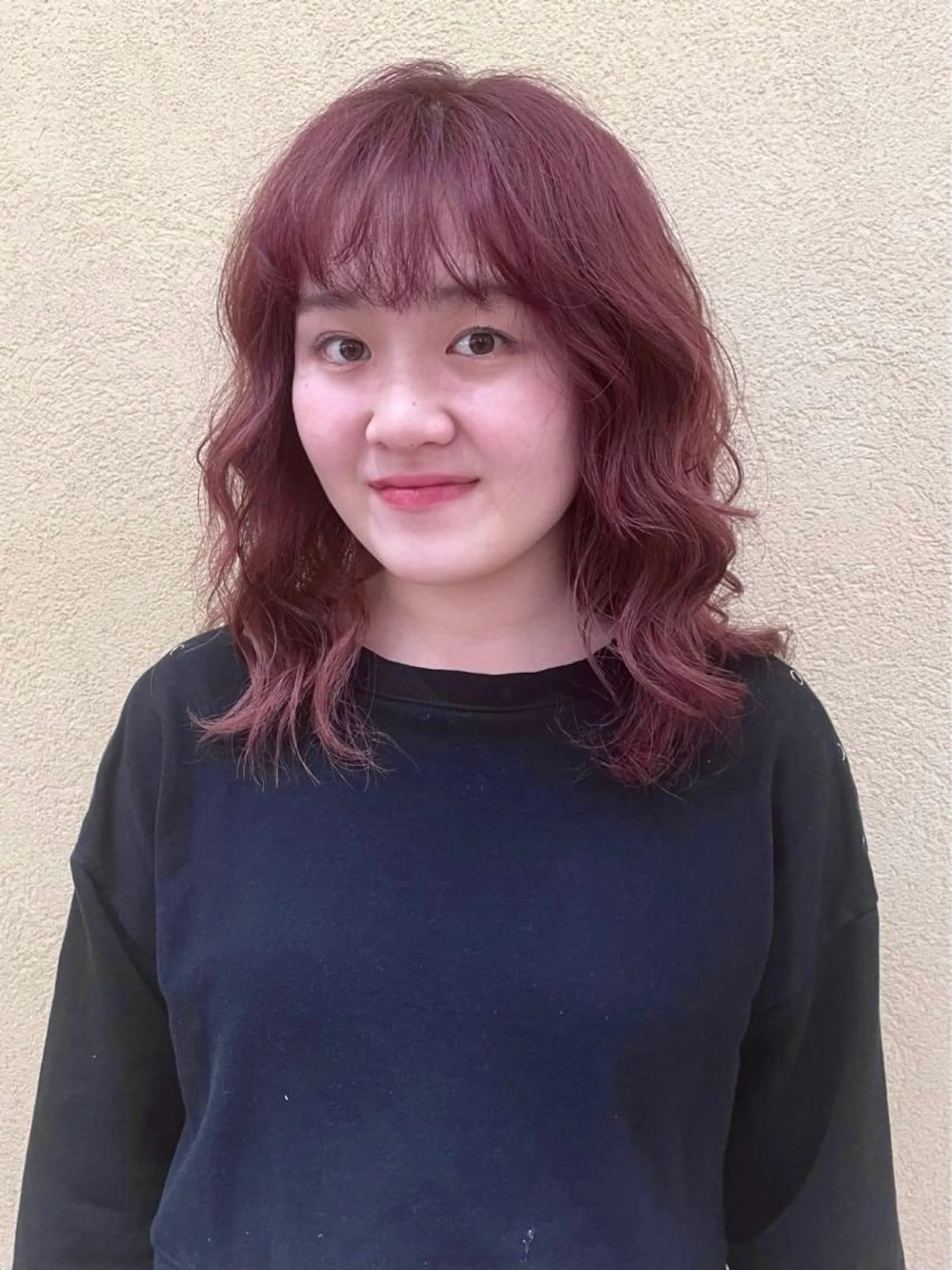 ミディアム カラー 塩谷 雪花のヘアスタイル